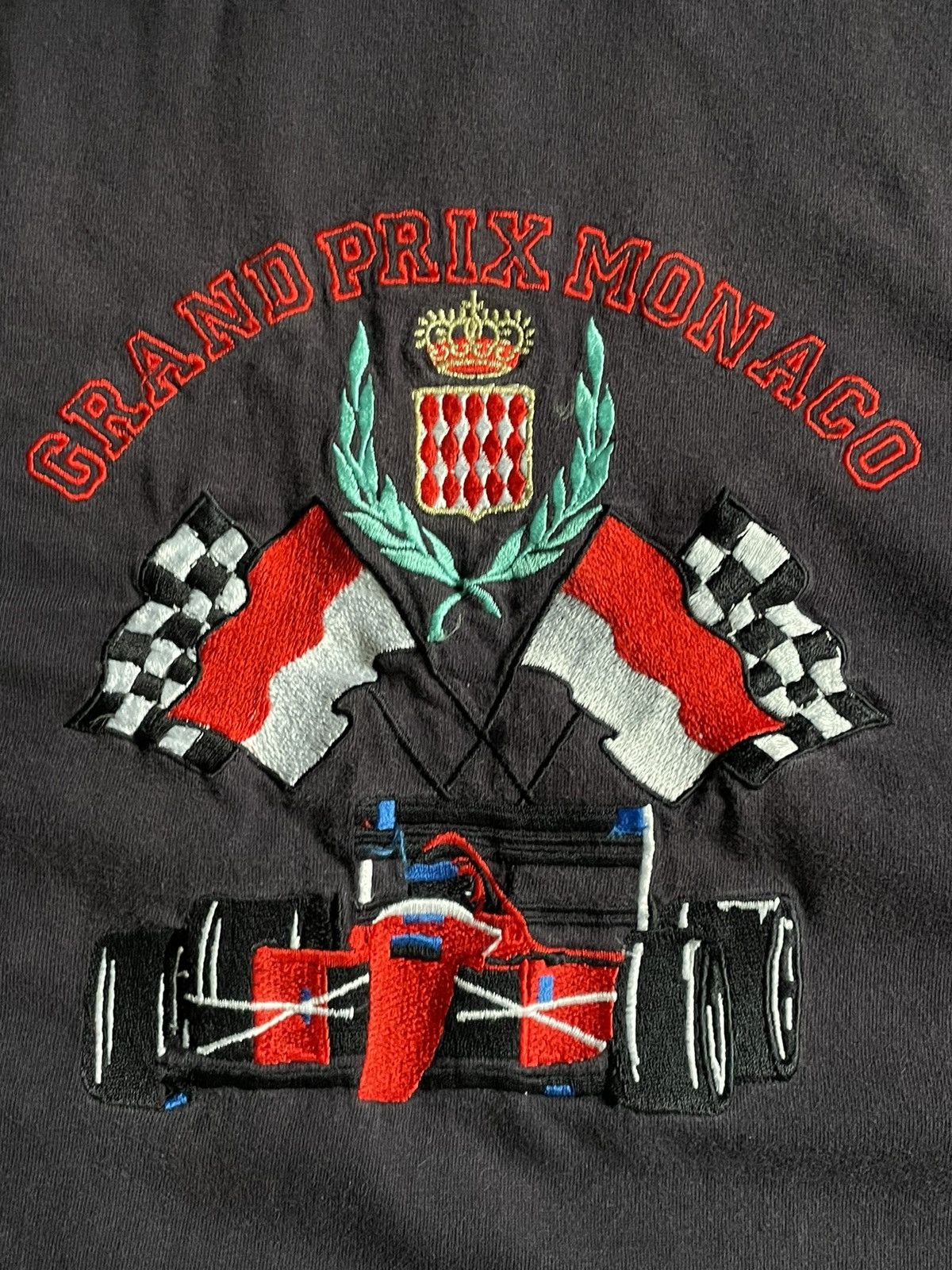 Formula 1 × Vintage Vintage 90’s Grand Prix Monaco T-Shirt Racing Formula1 Faded Size US M / EU 48-50 / 2 - 4 Thumbnail