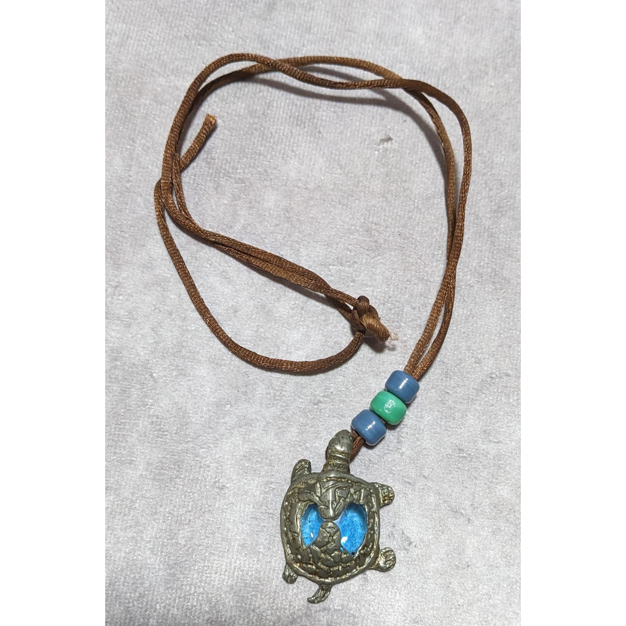 Other Blue Glass Turtle Necklace Size ONE SIZE - 10 Thumbnail