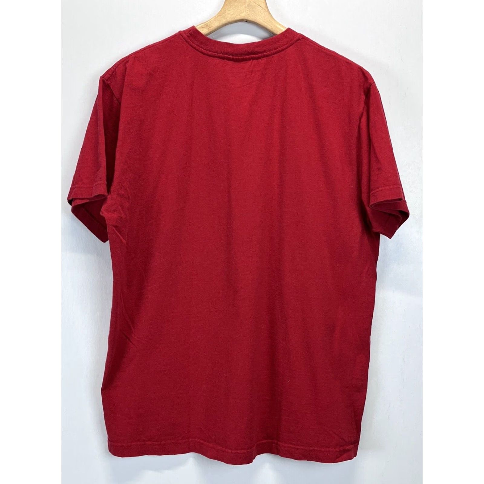 Ralph Lauren VINTAGE Polo Jeans Co Ralph Lauren Graphic T-Shirt Adult Large Red 90s Crew Neck Mens Size US L / EU 52-54 / 3 - 2 Thumbnail