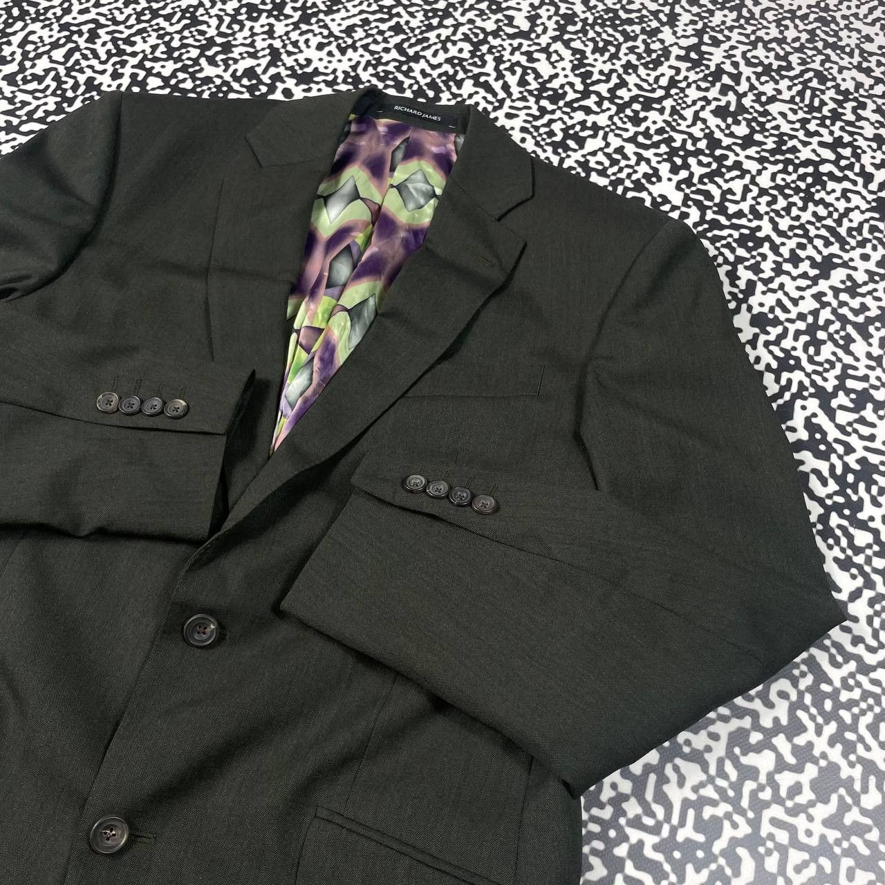 Richard James Vintage Y2K Richard James Luxury Casual Wool Blazer Size 38S - 9 Thumbnail