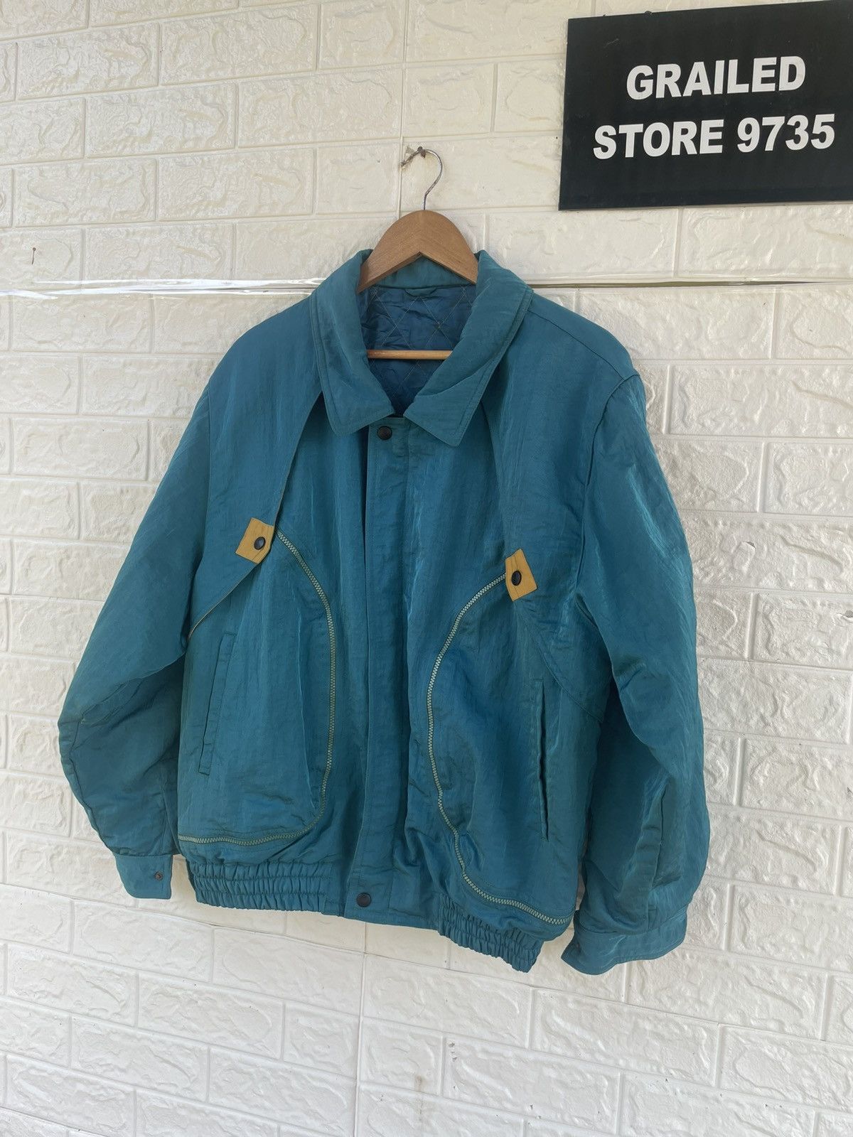 Japanese Brand × Vintage Vintage 80’s 90’s Winbreaker Jacket Size US XL / EU 56 / 4 - 4 Thumbnail