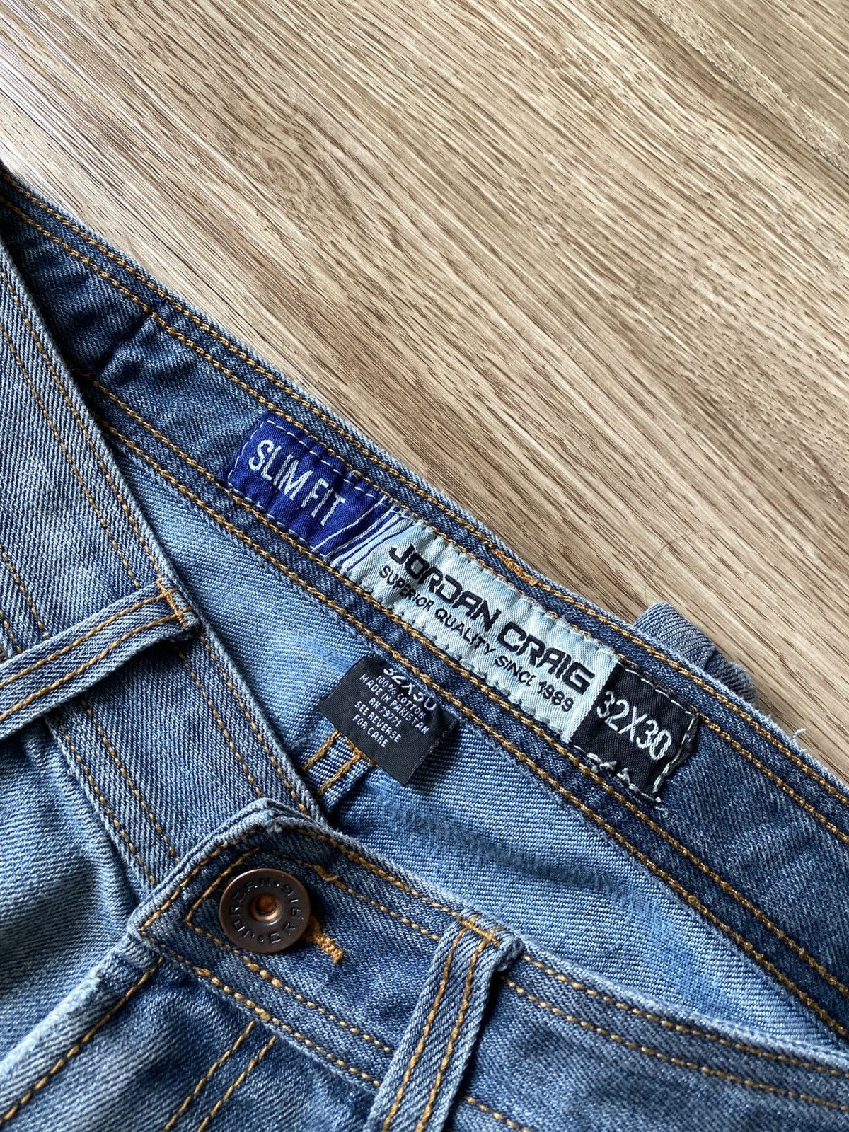 Jordan Craig Vintage Jordan Craig Faded Denim Jeans Size US 32 / EU 48 - 5 Thumbnail