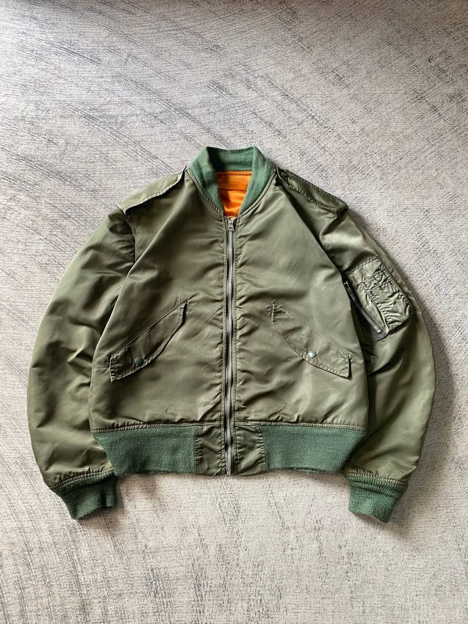 RARE Vintage Alpha Industries Type L-2B Bomber Jacket