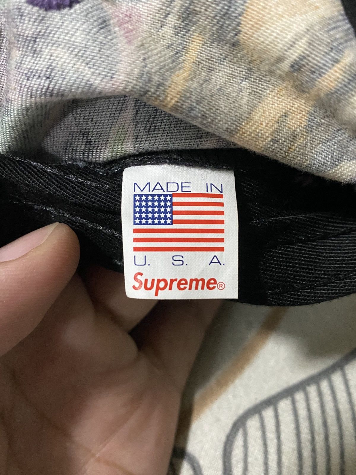 Supreme Supreme - FW17 Painted Floral Camp Cap Size ONE SIZE - 7 Thumbnail