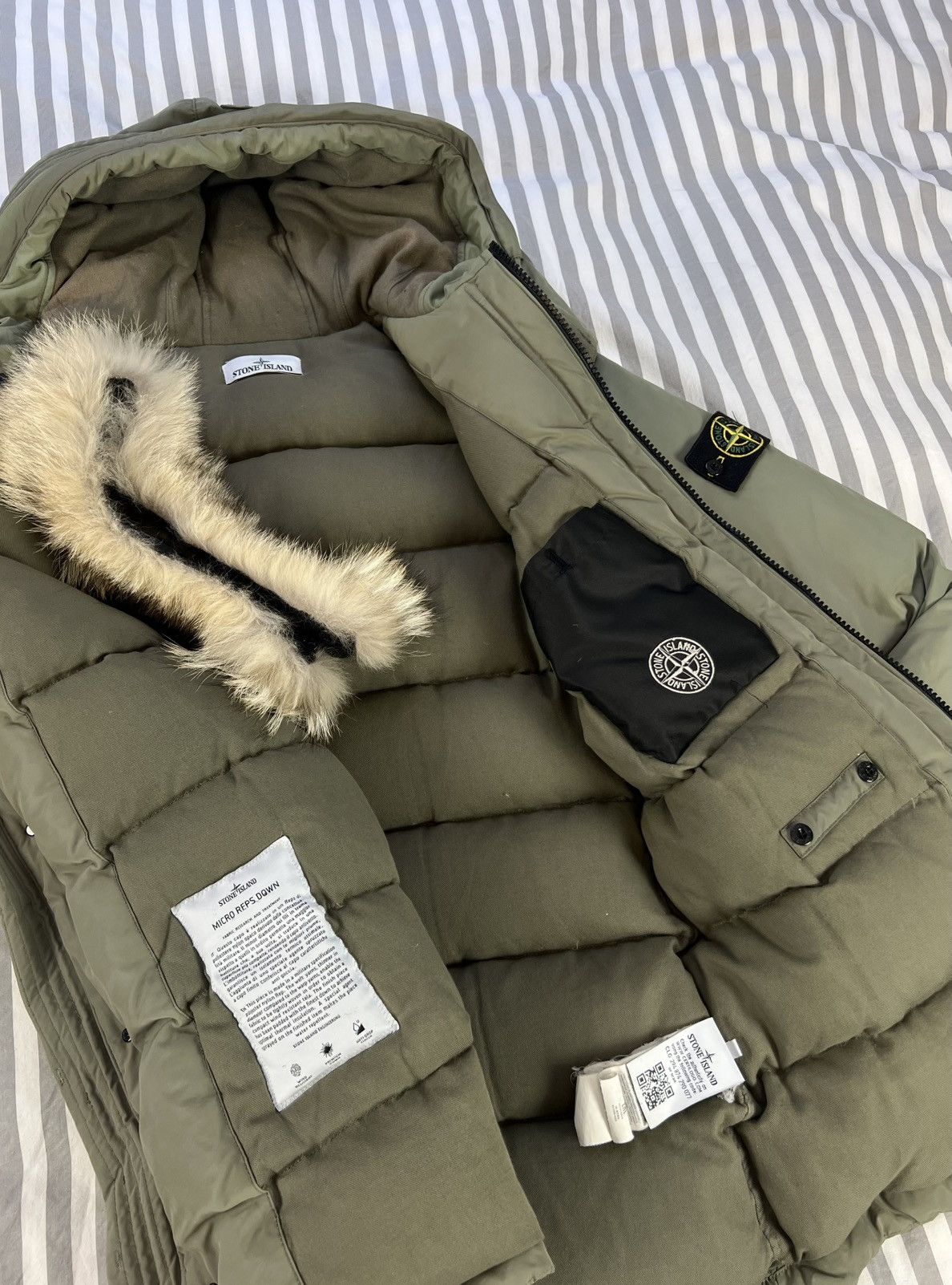 Stone Island Stone Island | Micro Reps Down Parka | Green | Size M Size US M / EU 48-50 / 2 - 18 Thumbnail