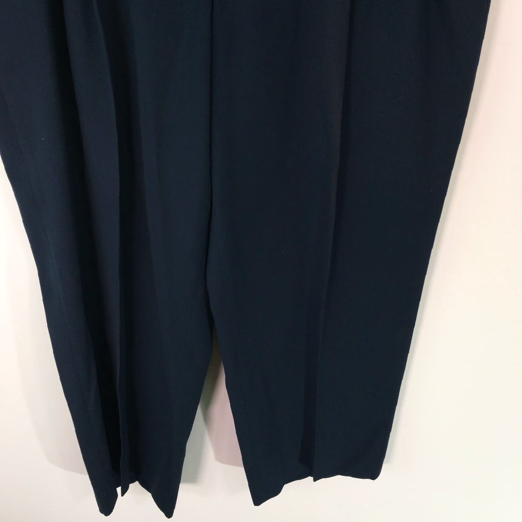 Vintage Via Port Mens Blue Dress Pants Regular Fit High Rise Casual Size 44 X27 Size US 44 / EU 60 - 4 Thumbnail