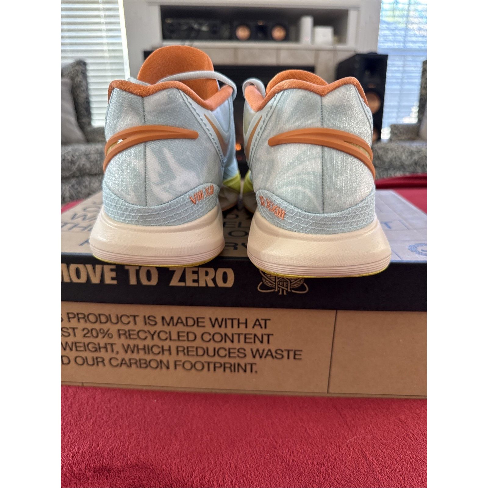 Nike Nike Kyrie 8 Eagle Air Zoom Glacier Blue/Yellow Shoes Size14 Size US 14 / EU 47 - 6 Thumbnail