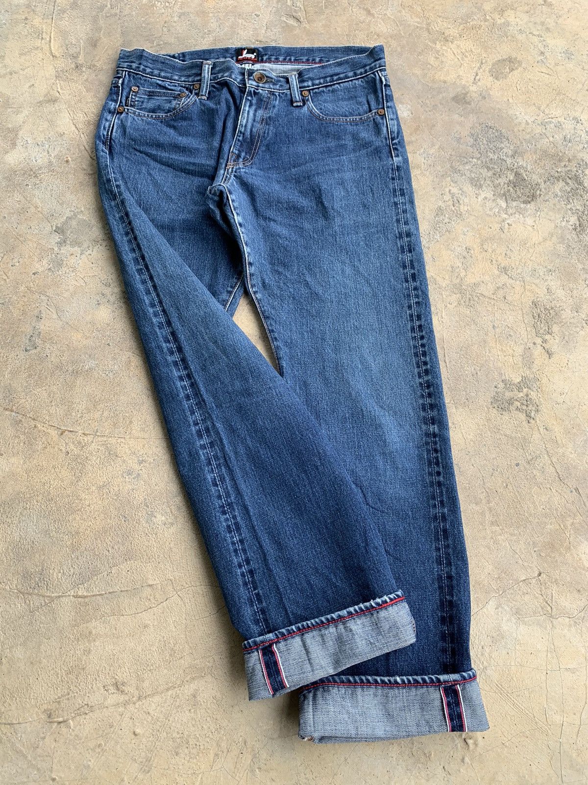 Japanese Brand × Paul Smith Red Ear Paul Smith Red Ear Selvedge Distressed Denim Size US 32 / EU 48 - 8 Thumbnail