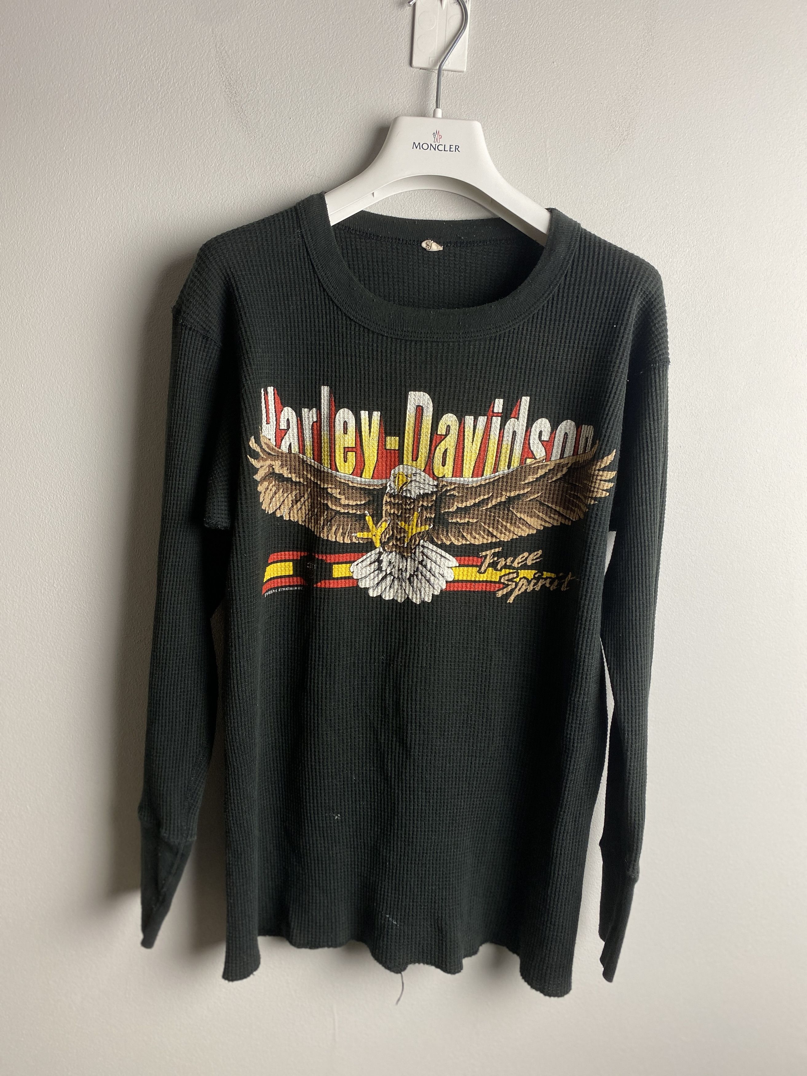 Harley-Davidson スパイダー　long sleeve Harley Davidson × Sp5der spider harley davidson vintage long