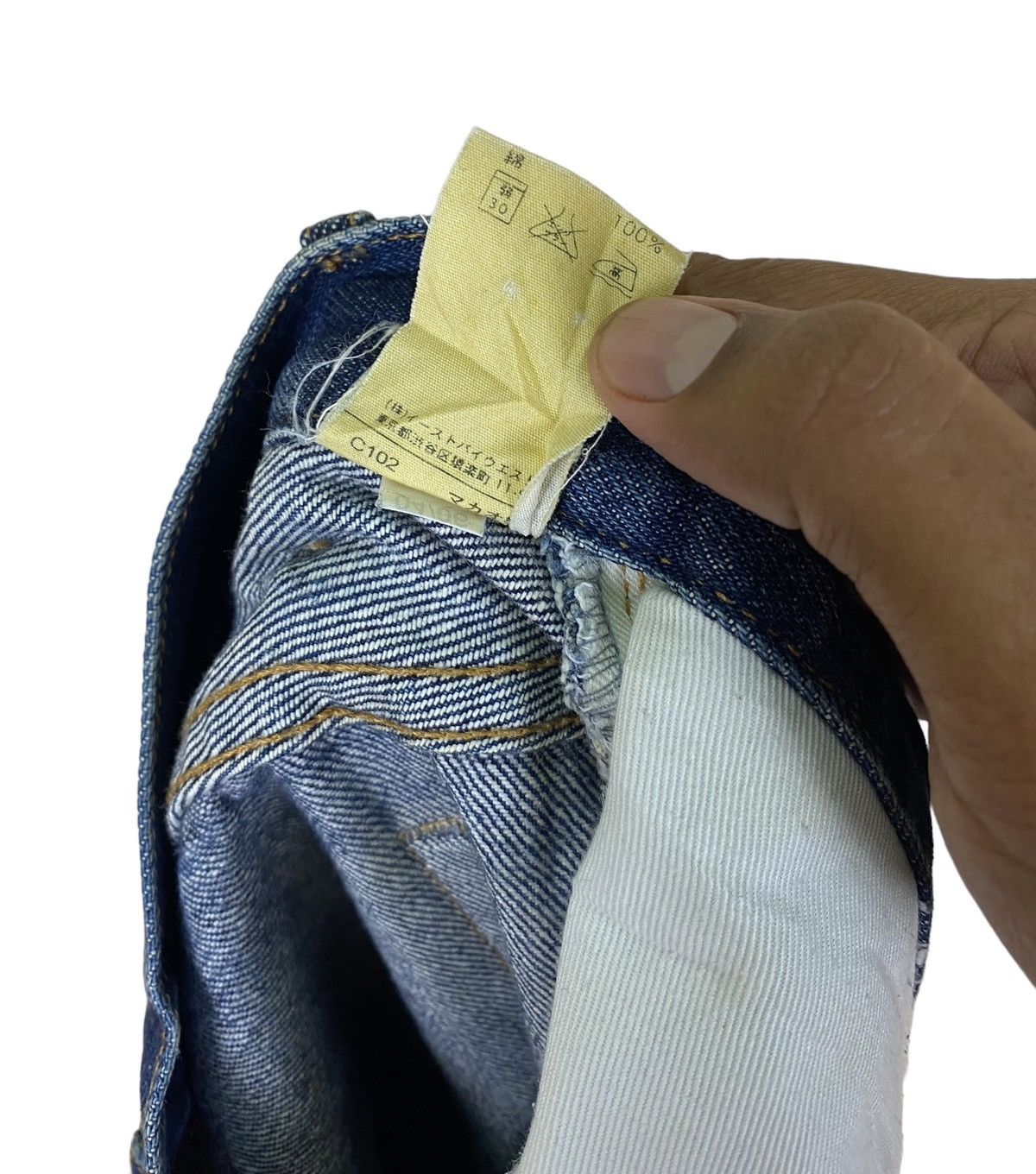 A.P.C. Vintage A.P.C Distressed Selvedge Denim Size US 33 - 14 Thumbnail