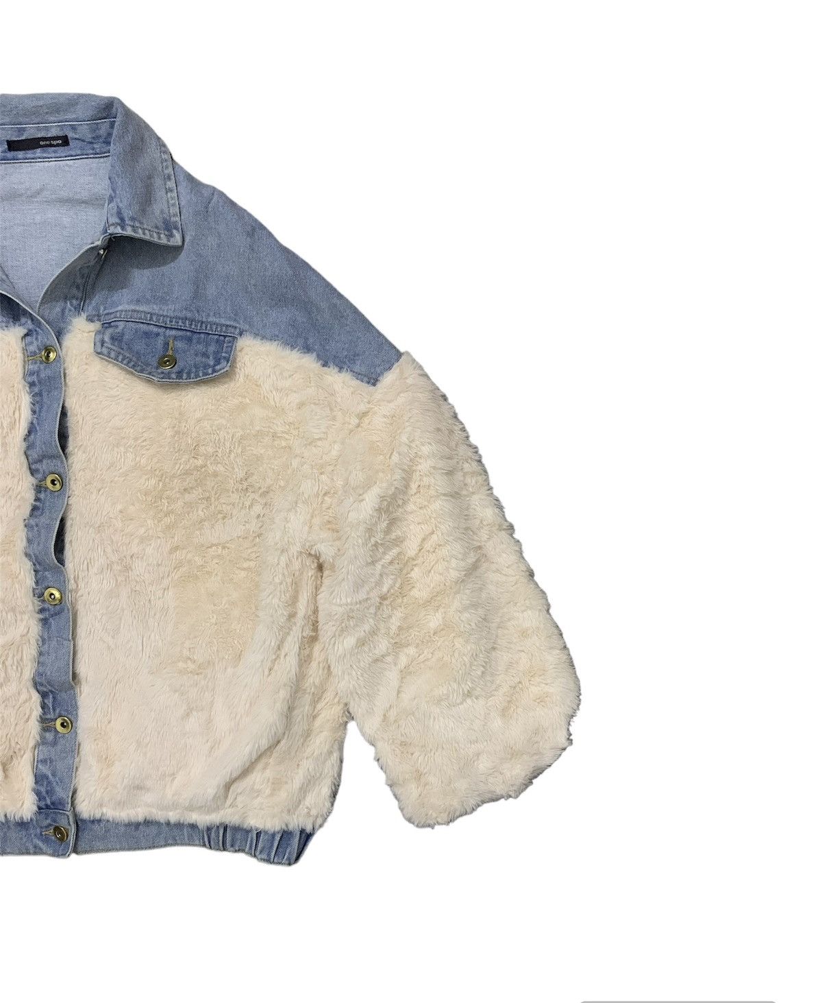 Other Be the Boss Denim Sherpa Bomber/Varsity Jacket(B) Size US M / EU 48-50 / 2 - 2 Thumbnail