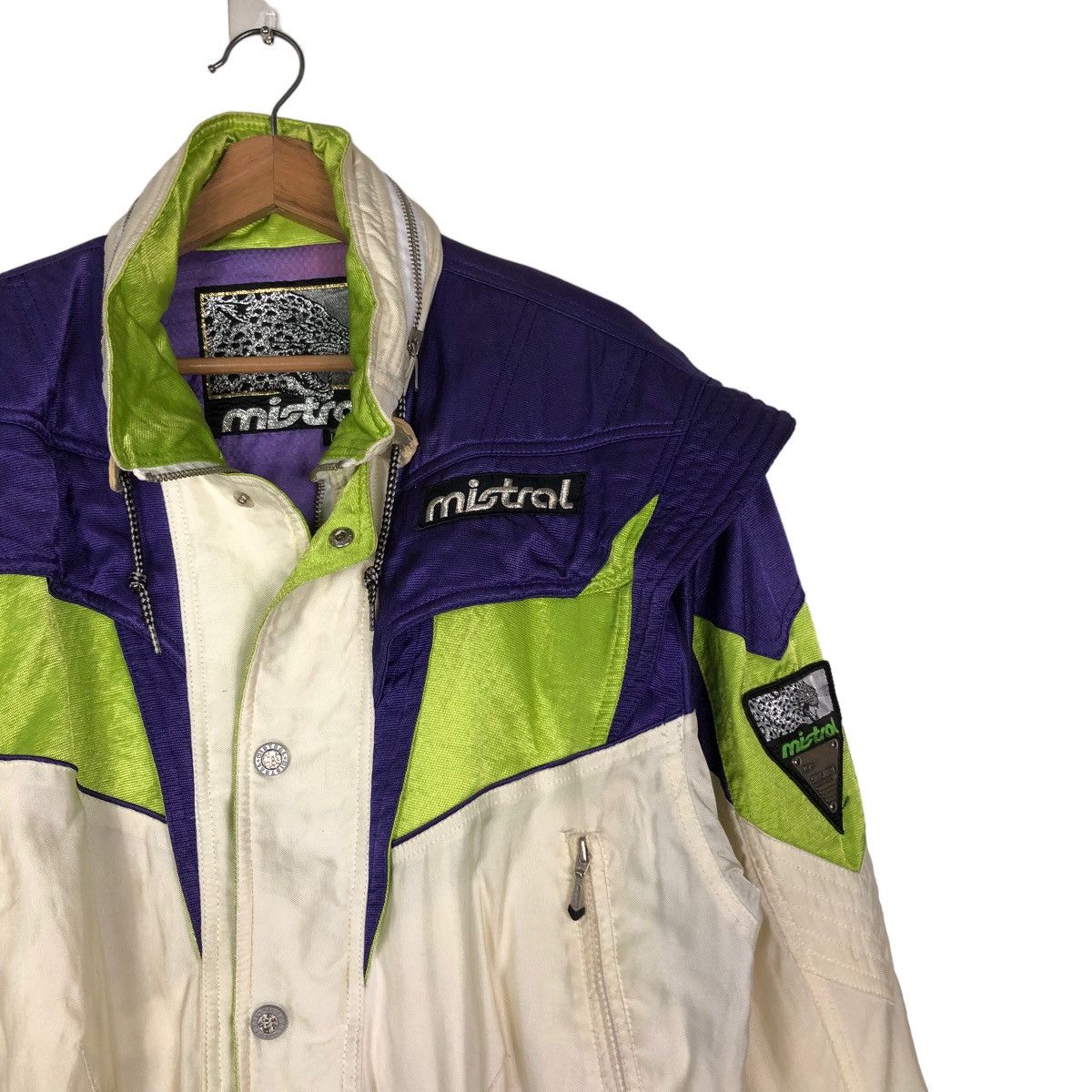 Japanese Brand 🔥Cropped Biker Ski Jacket Mistral Japan Bondage Cargo Size US L / EU 52-54 / 3 - 6 Thumbnail