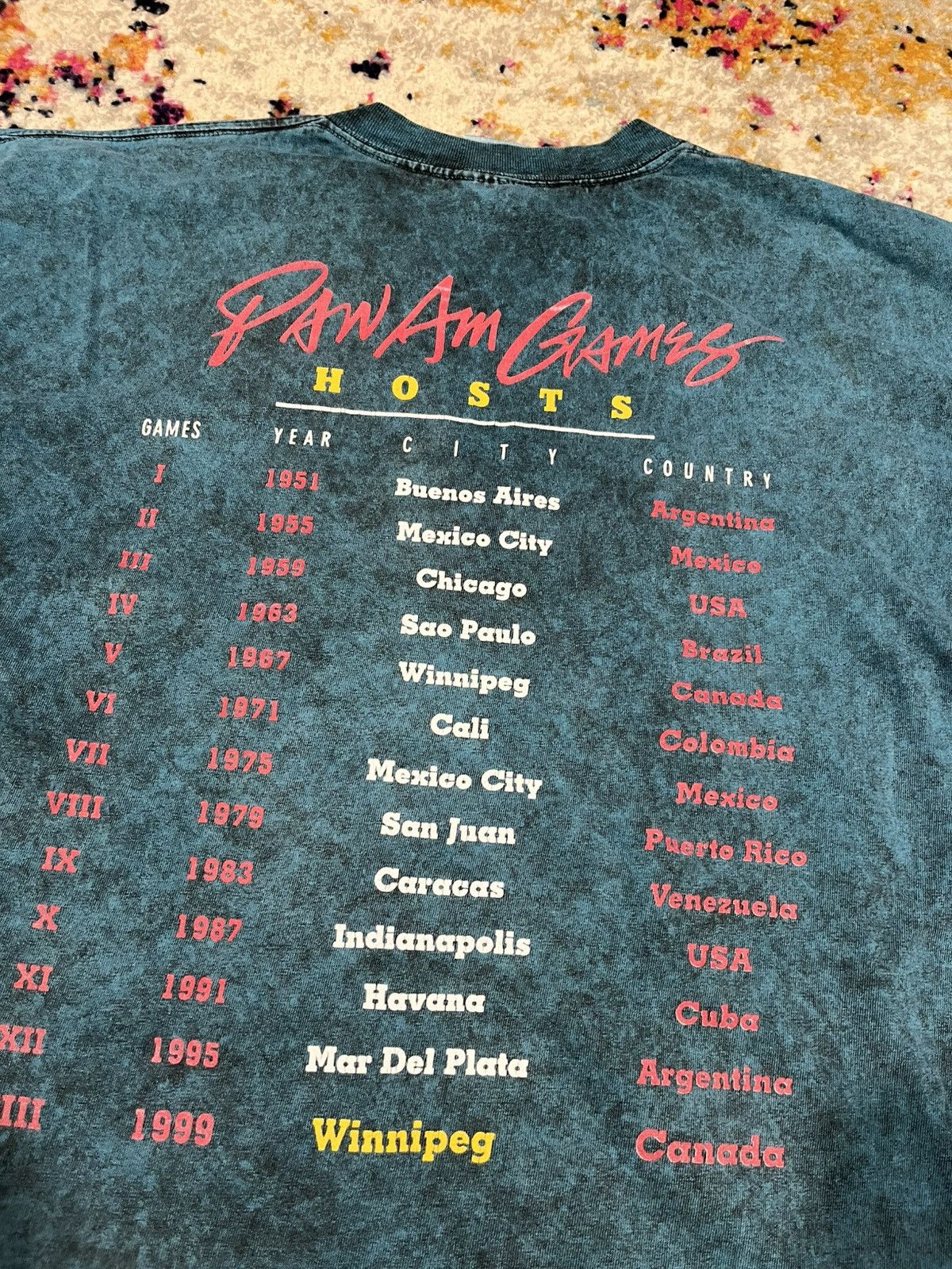 Vintage Vintage Pan Am Games Shirt XL Size US XL / EU 56 / 4 - 4 Thumbnail