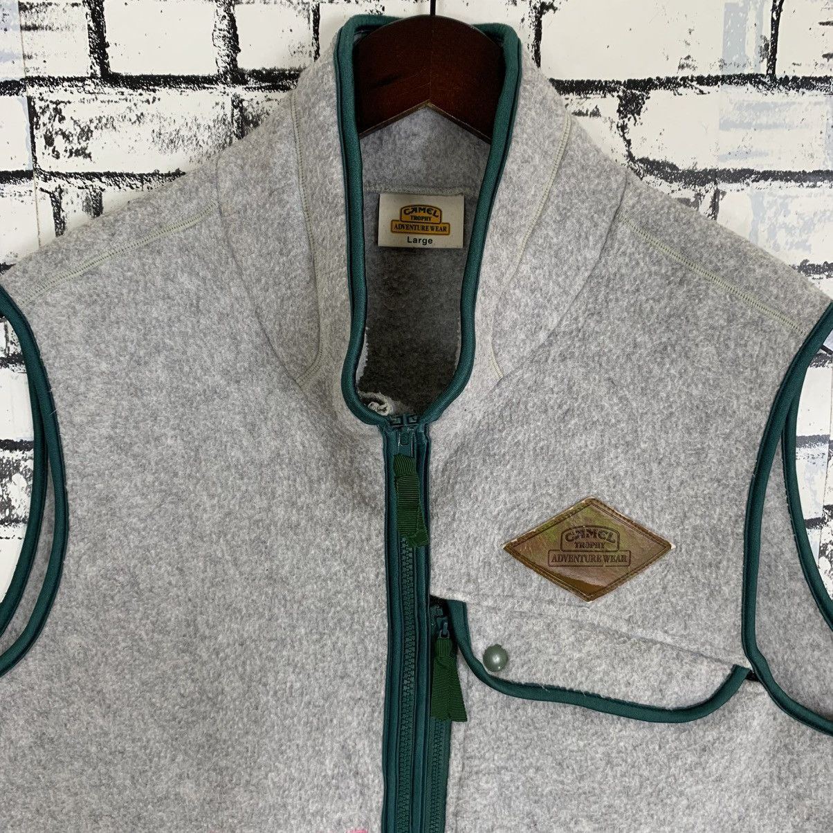 Camel × Designer × Vintage Camel American Brand Cigarettes Camel Trophy Vest Size 38L - 2 Thumbnail