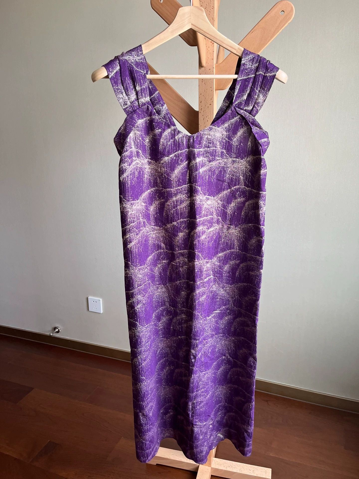 Dries Van Noten DRIES VAN NOTEN Purple silk blend dress - -DMC Size US XS / EU 42 / 0 - 1 Thumbnail