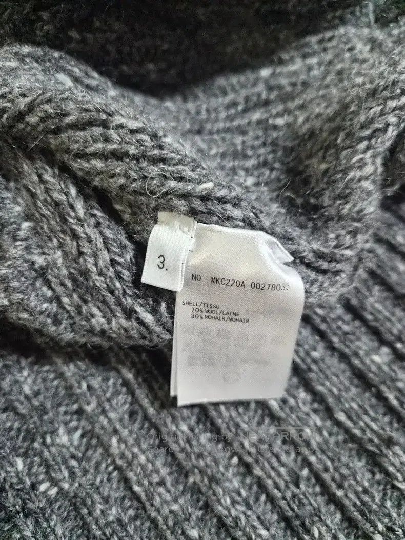 Thom Browne Thom Browne Twill Gray Knit Cardigan Size US L / EU 52-54 / 3 - 5 Thumbnail