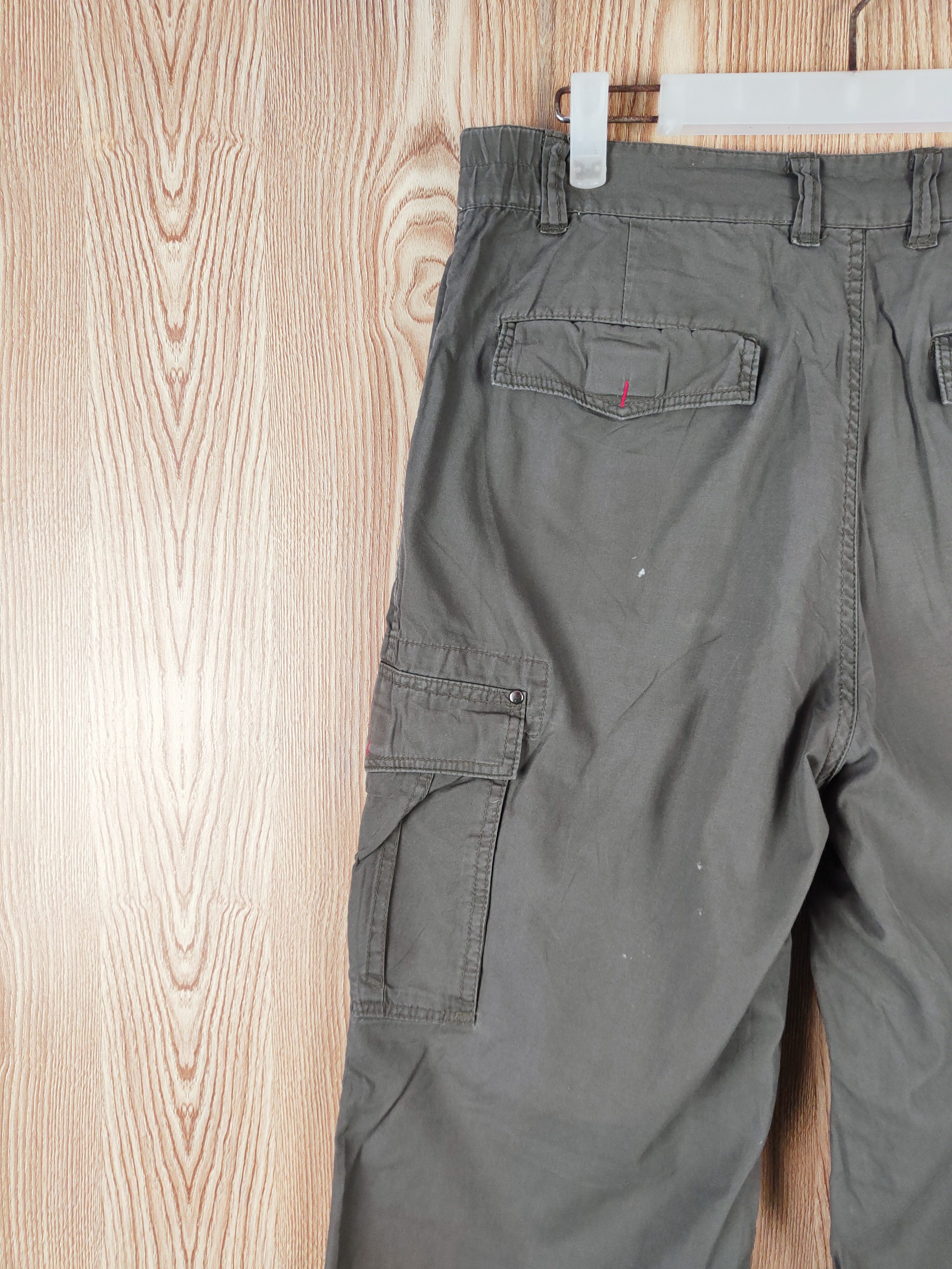 Japanese Brand Evenriver Olive Multipocket Tactical Cargo Pants #W327 Size US 33 - 8 Thumbnail