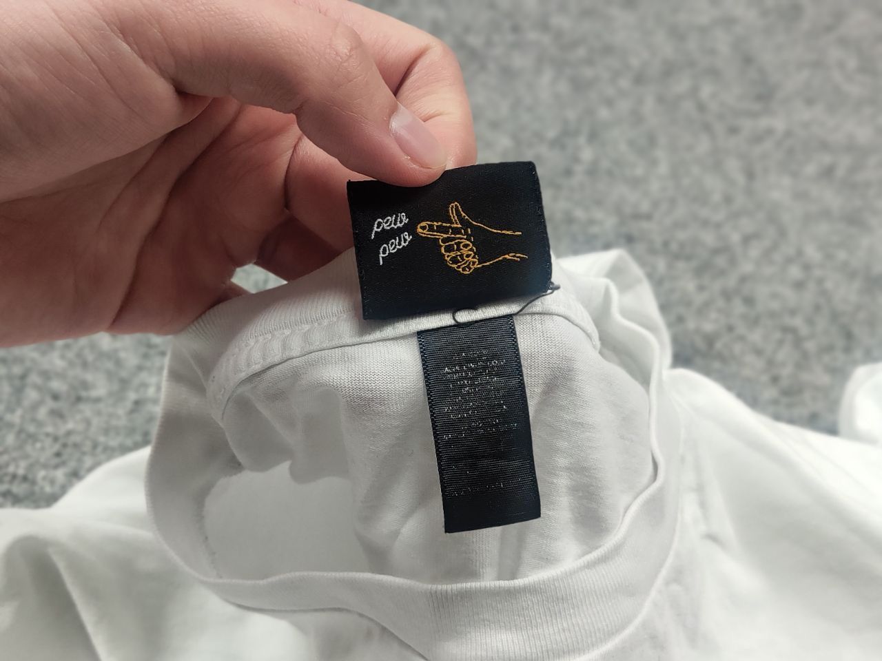 Percival Percival Design Logo White Cotton Regula Long Sleeve T Shirt Size US M / EU 48-50 / 2 - 17 Thumbnail