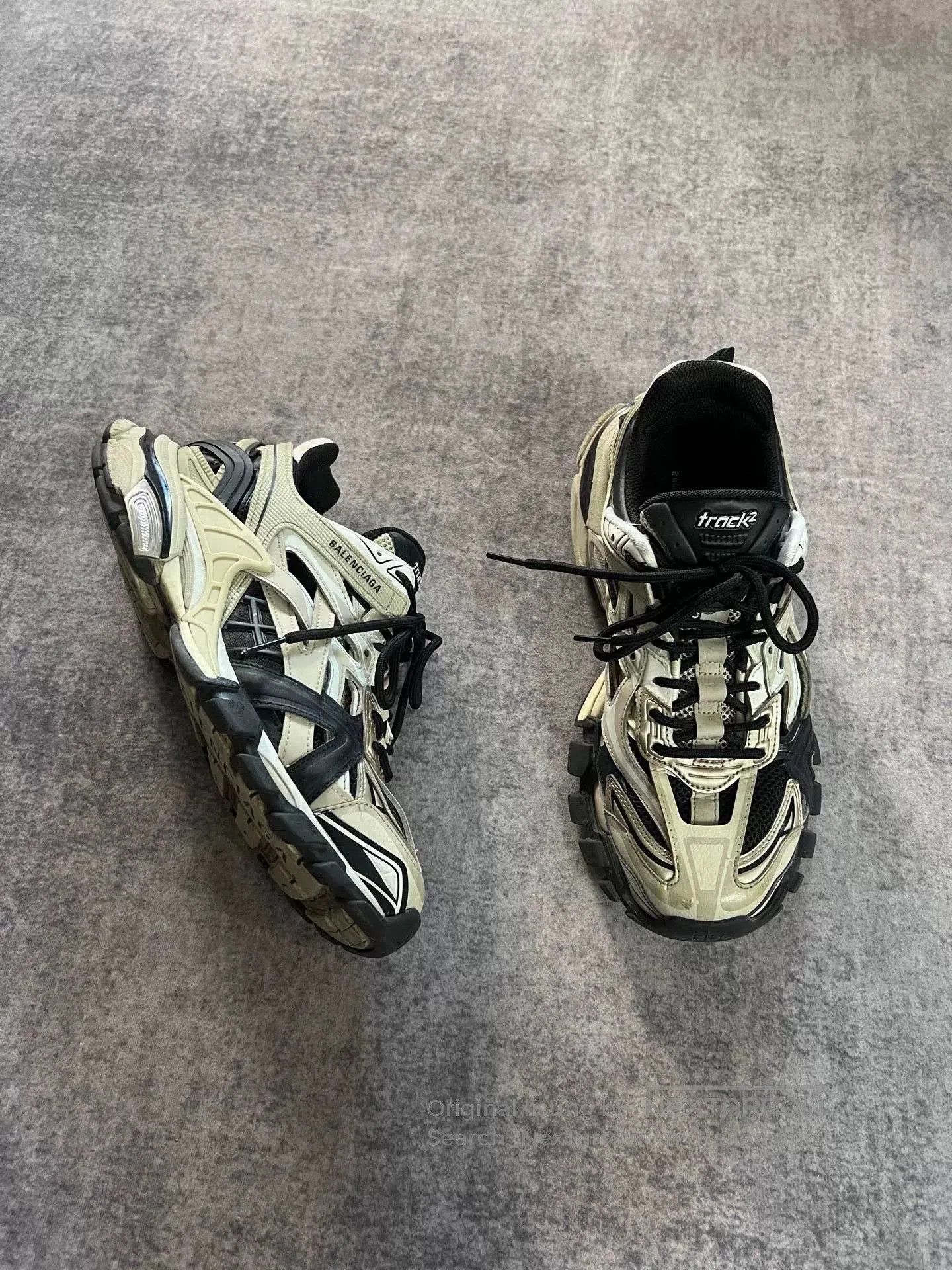 Balenciaga balenciaga beige track sneakers size 9. Size US 9 / EU 42 - 2 Thumbnail