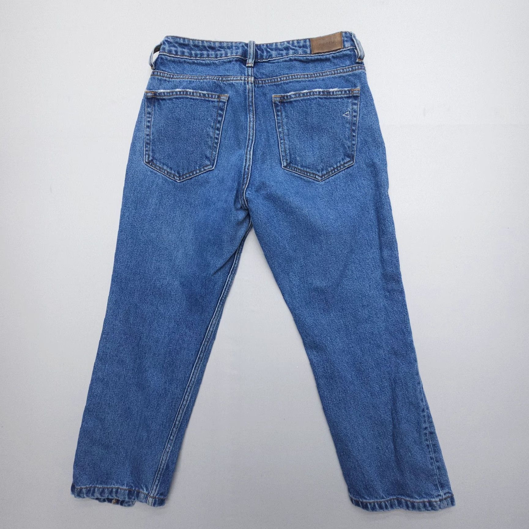 Vintage Hidden Jeans 28 x 25" Blue Cotton Denim Cropped Straight Leg Womens Vintage: No (adjusted) Size 28" / US 6 / IT 42 - 2 Thumbnail