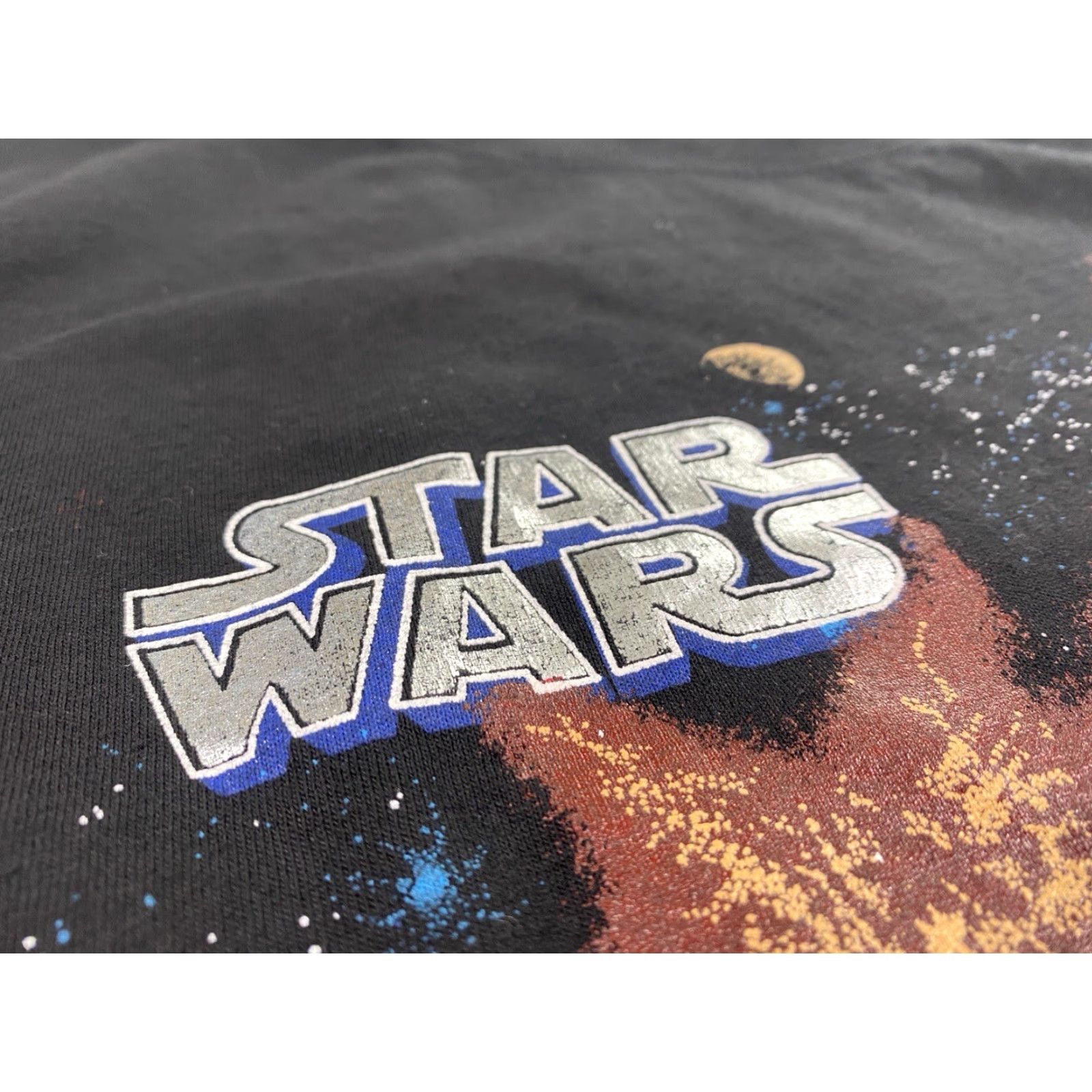 Disney VINTAGE Walt Disney World Star Wars T-Shirt Mens Large Black Short Sleeve Crew Neck T-Shirt 100% Cotton Movie Theme Star Wars Mens Vintage Size L Size US L / EU 52-54 / 3 - 4 Thumbnail