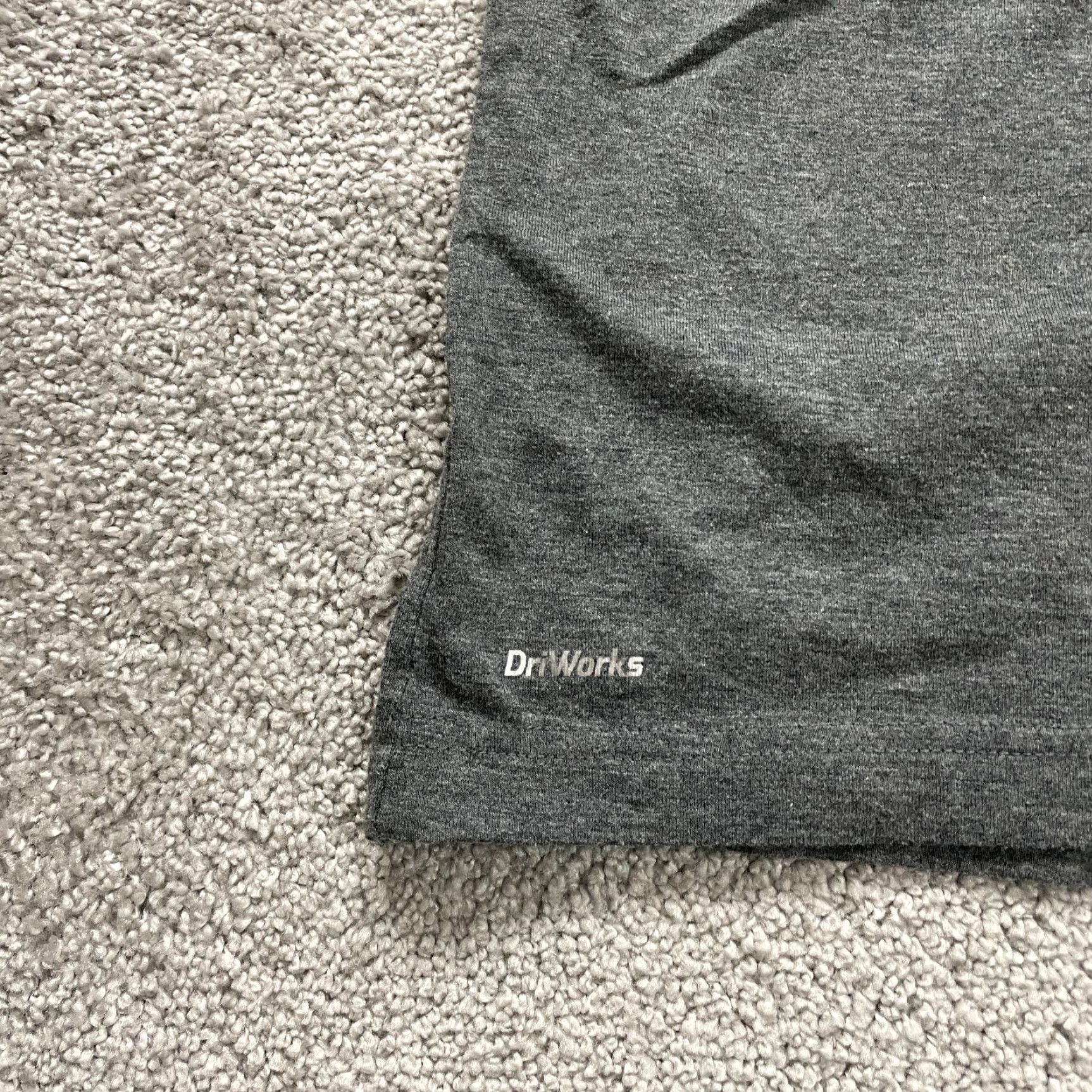 Athletic Works Athletic Works Driworks Basic Tee T-Shirt Mens Large Gray Long Sleeve Active Top Era Classic Sports Shirt Men? Size US L / EU 52-54 / 3 - 3 Thumbnail
