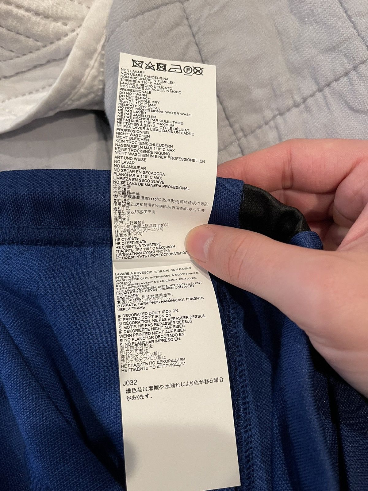 Maison Margiela Maison Margiela Blue Tuxedo Track Pants Size US 32 / EU 48 - 8 Thumbnail