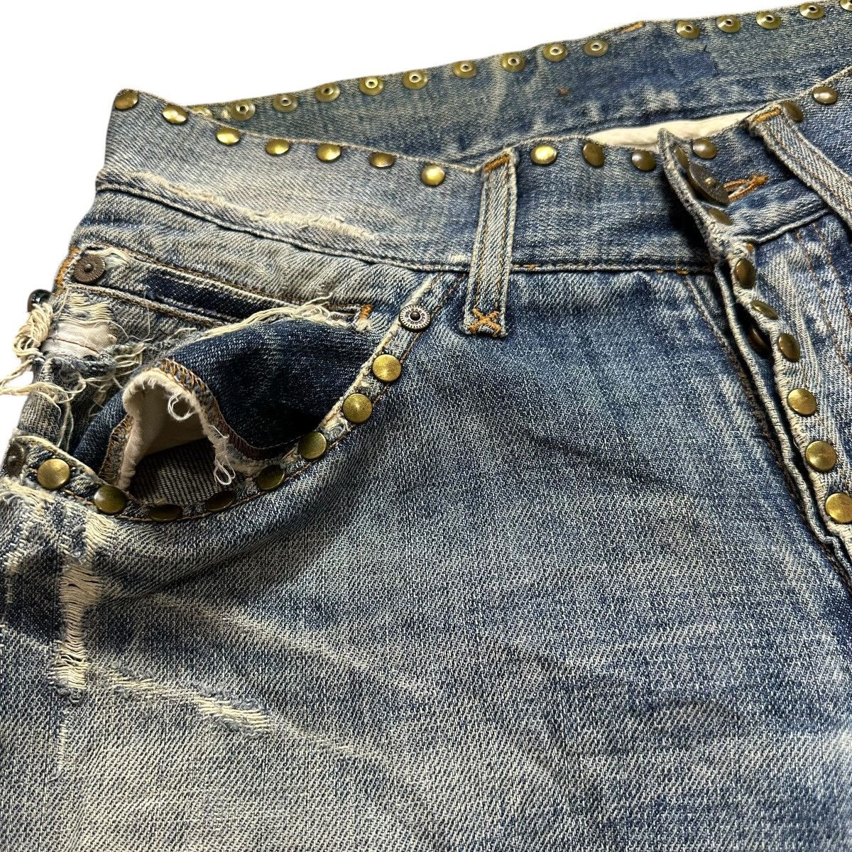 Dolce & Gabbana D&G Dolce & Gabbana Studded Distressed Denim Jeans Italy Size US 31 - 5 Thumbnail