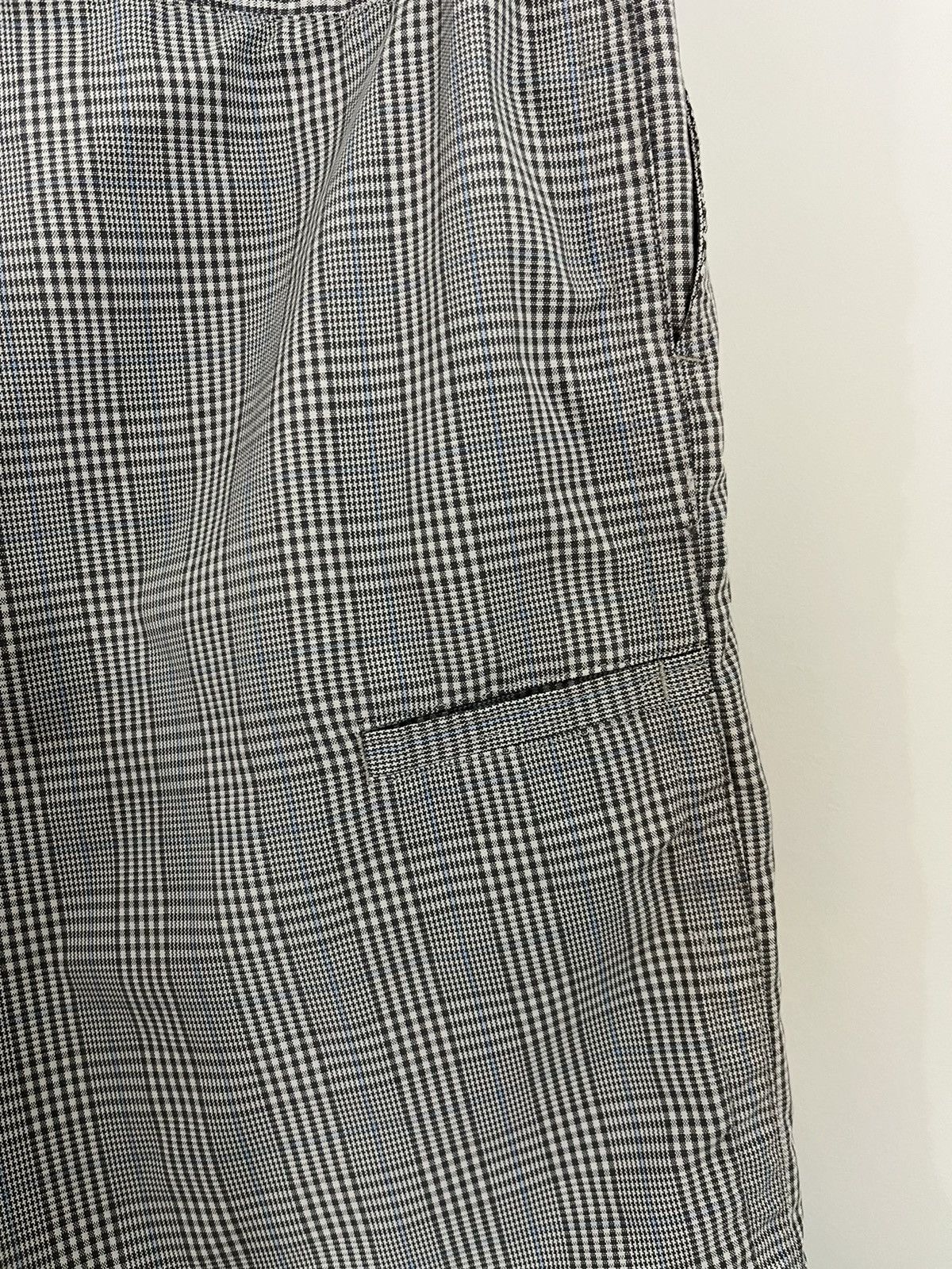 Vintage Check Plaid Pattern Y2K 2000s Skate Shorts Size US 36 / EU 52 - 10 Thumbnail