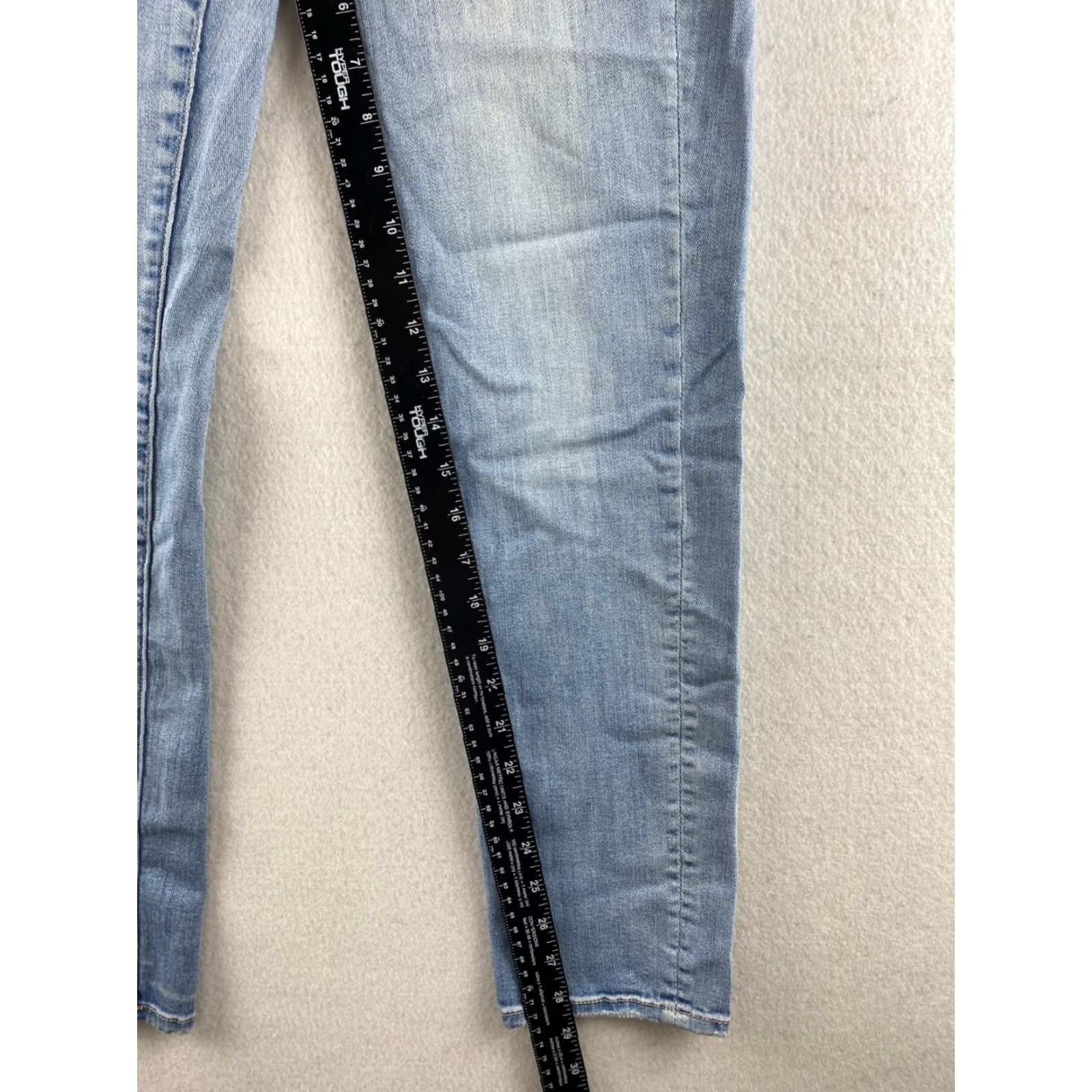 American Eagle Outfitters American Eagle Outfitters Jeans Womens 8 Skinny Distressed Embroidered Blue Denim Stretch 5-Pocket Modern Regular Size 30" / US 8 / IT 44 - 5 Thumbnail