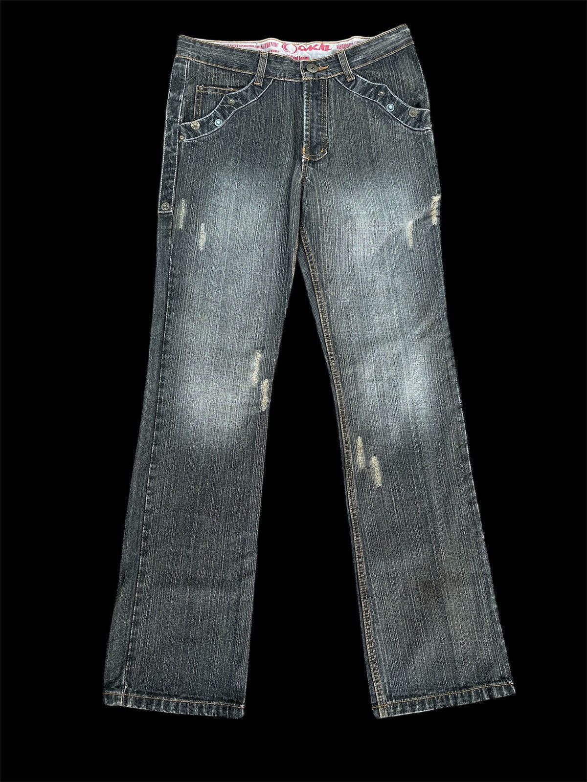 If Six Was Nine × Japanese Brand × Vintage Crazywash Okaz Denim Size US 32 / EU 48 - 1 Thumbnail