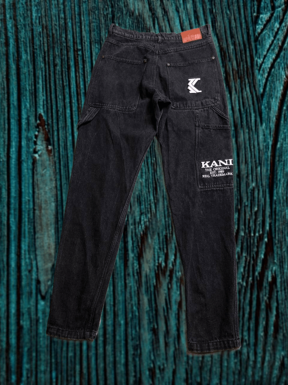 Karl Kani Karl KANI Cargo Denim Jeans Embroidered Logo Size US 30 / EU 46 - 1 Thumbnail
