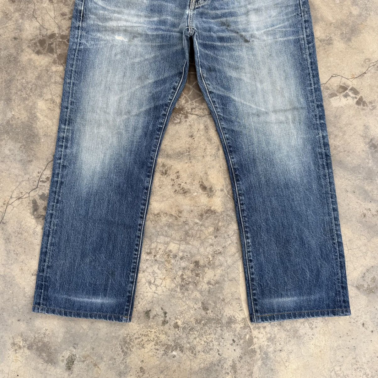 Japanese Brand × Jean × Vintage VINTAGE JAPANESE FADED JEAN DENIM PANTS Size US 37 - 3 Thumbnail