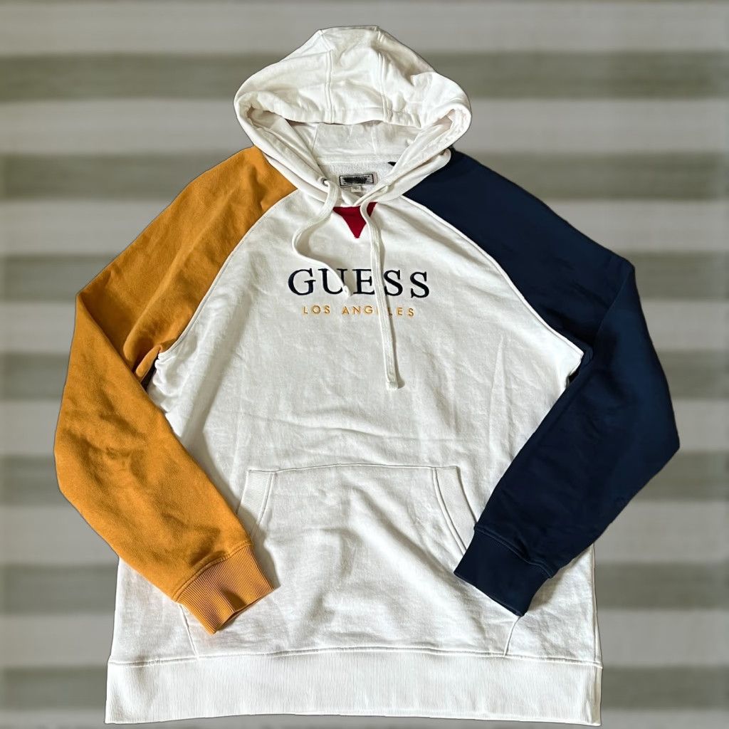 Hooded Sweatshirt Vintage Guess Sweatshirt Mens VINTAGE