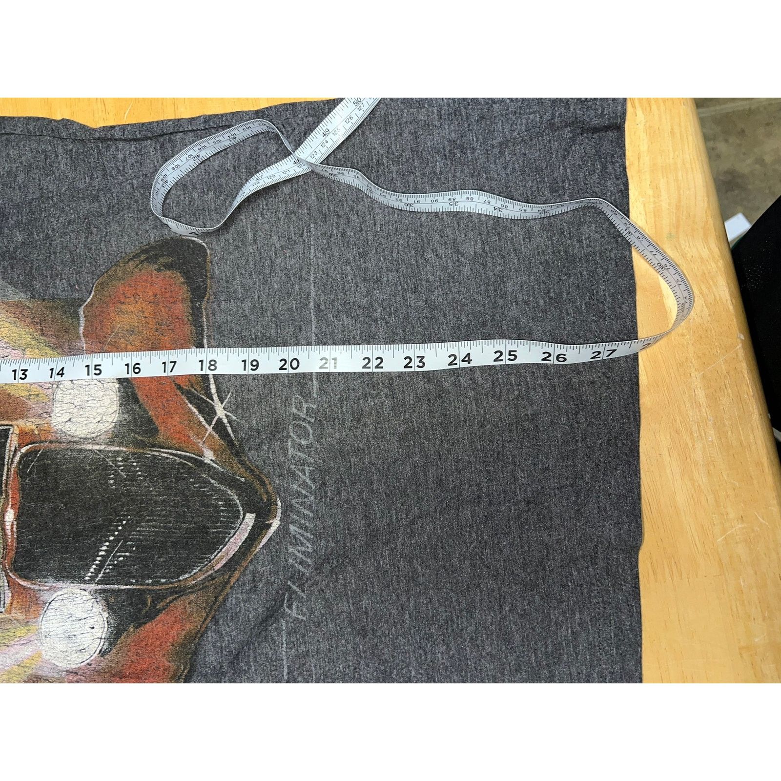 Next Level Apparel ZZ Top Shirt Eliminator Car Graphic Band Tour Gray Tee M Size US M / EU 48-50 / 2 - 9 Thumbnail