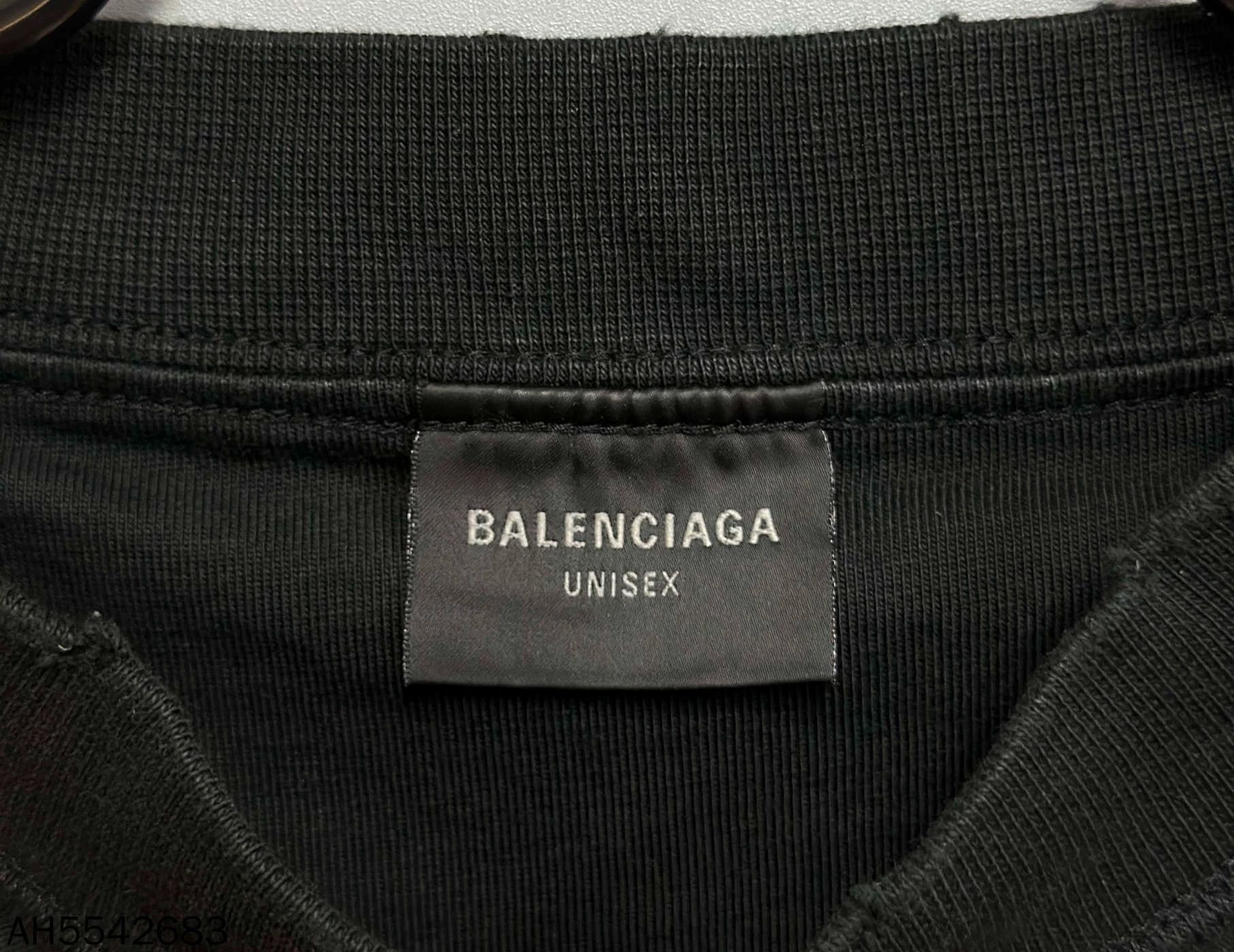 Balenciaga Balenciaga Balenciaga Vintage Castle Printed Short Sleeves Size US L / EU 52-54 / 3 - 4 Thumbnail