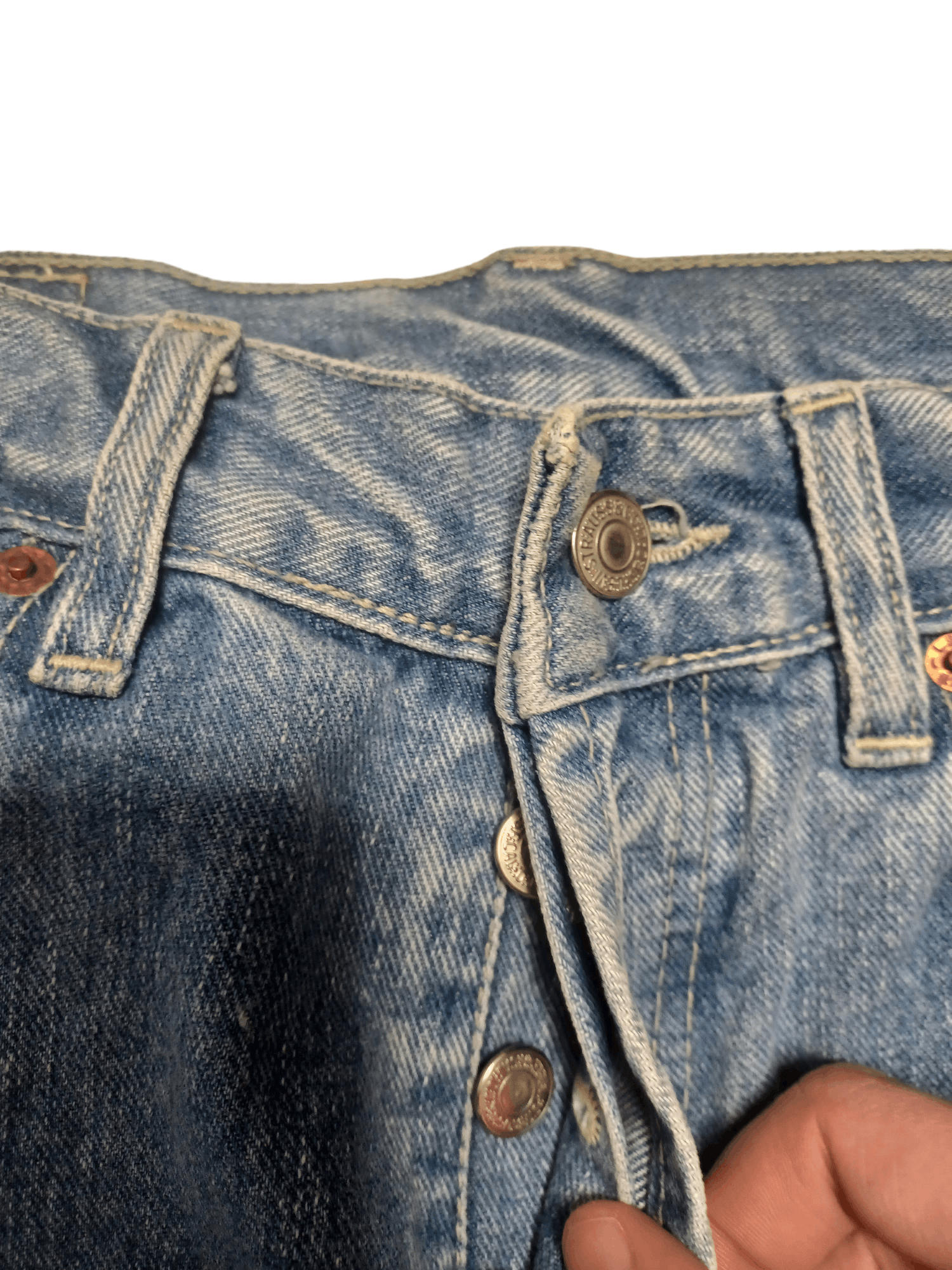 Levi's Vintage Clothing Levis Made in Usa 80s 502 w32 L34 jeans denim Size US 32 / EU 48 - 4 Thumbnail