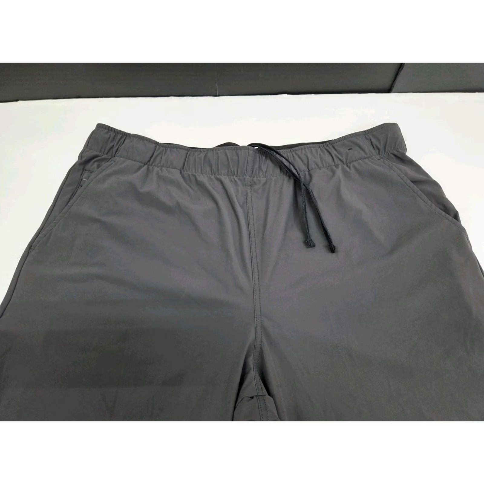 Vintage Glacier Mens Active Grey Pants Drawstring Zip Front/Back Pocket 38 #8538 Size US 36 / EU 52 - 3 Thumbnail