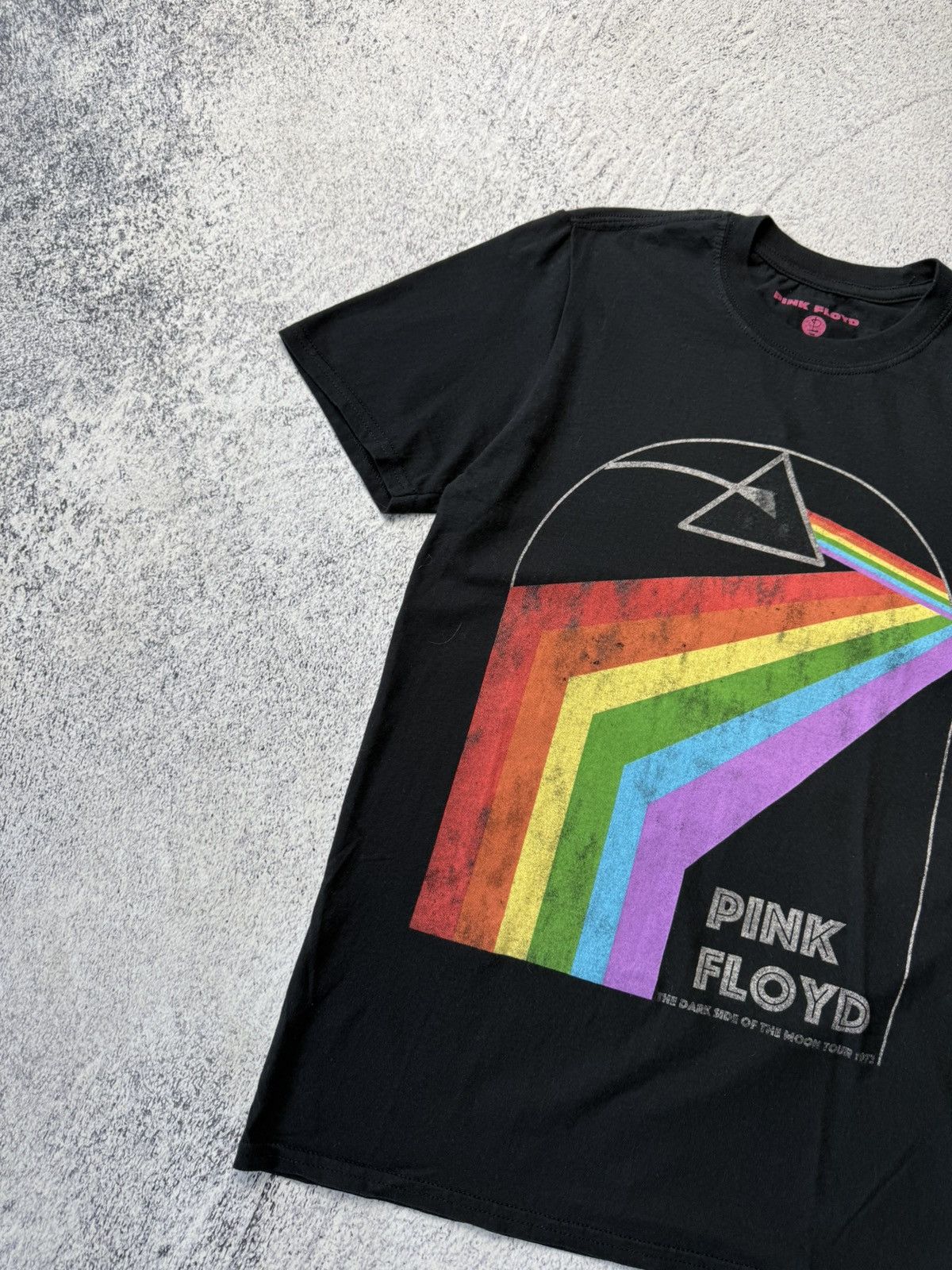 Band Tees Vintage Pink Floyd T-Shirts The Dark Side of the moon 1971s Size US S / EU 44-46 / 1 - 2 Thumbnail