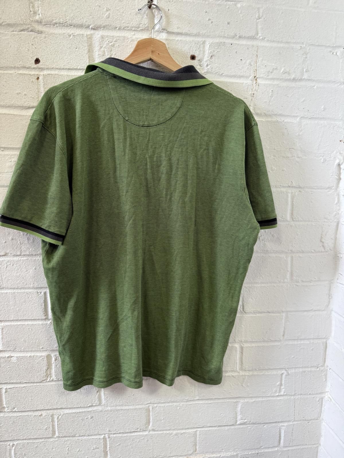 Calvin Klein Calvin Klein Men's Green Polo Shirt Size Large Size US L / EU 52-54 / 3 - 4 Thumbnail