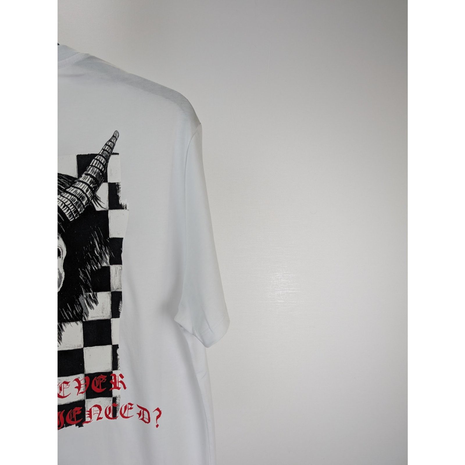 Amiri o1rshd1 Wes Lang Wes Lang Checker Skull Tee T-shirt in White Size US S / EU 44-46 / 1 - 12 Thumbnail