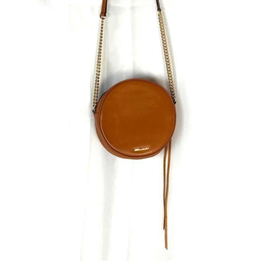 Rebecca Minkoff Vintage Rebecca Minkoff Brown Leather Round Bag w Dust Bag Size ONE SIZE - 9 Thumbnail