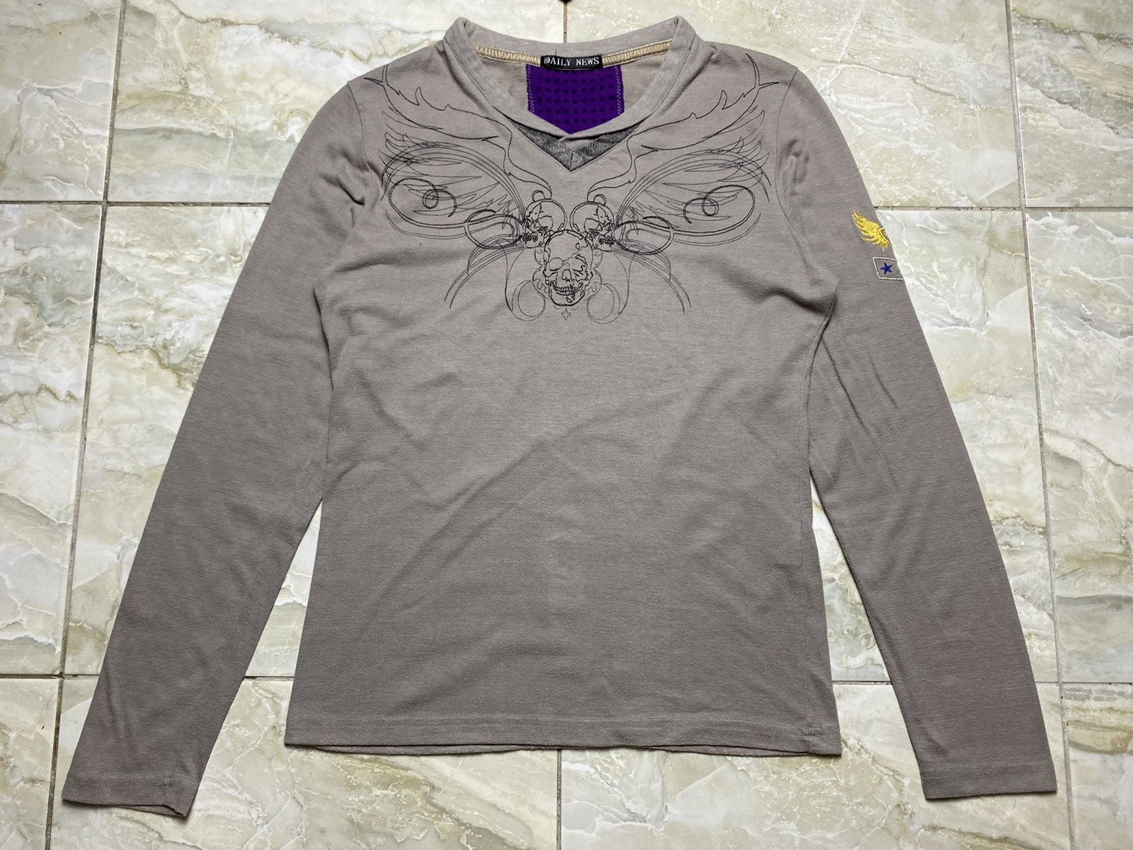 Japanese Brand Japanese grunge skulls longsleeve Size S / US 4 / IT 40 - 2 Thumbnail