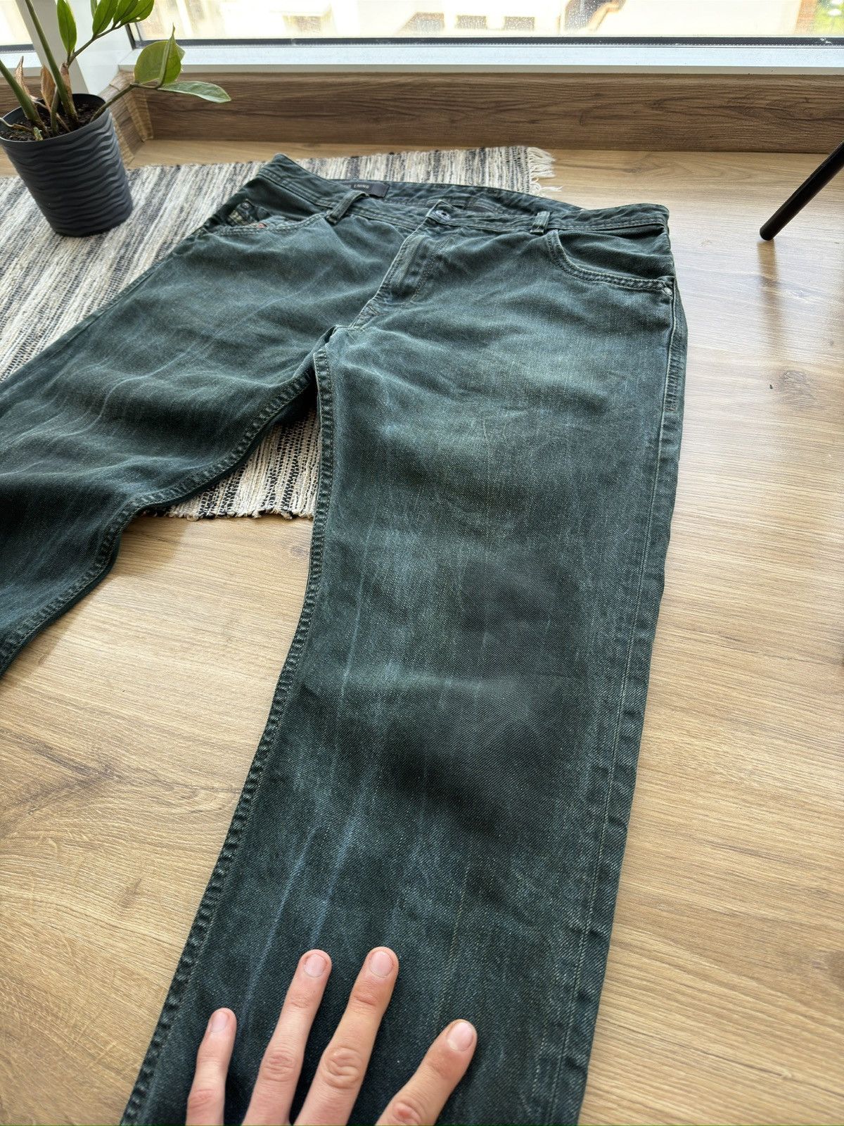 Levi's Vintage Diesel Rare Green Y2K Denim jeans pants Size US 34 / EU 50 - 6 Thumbnail