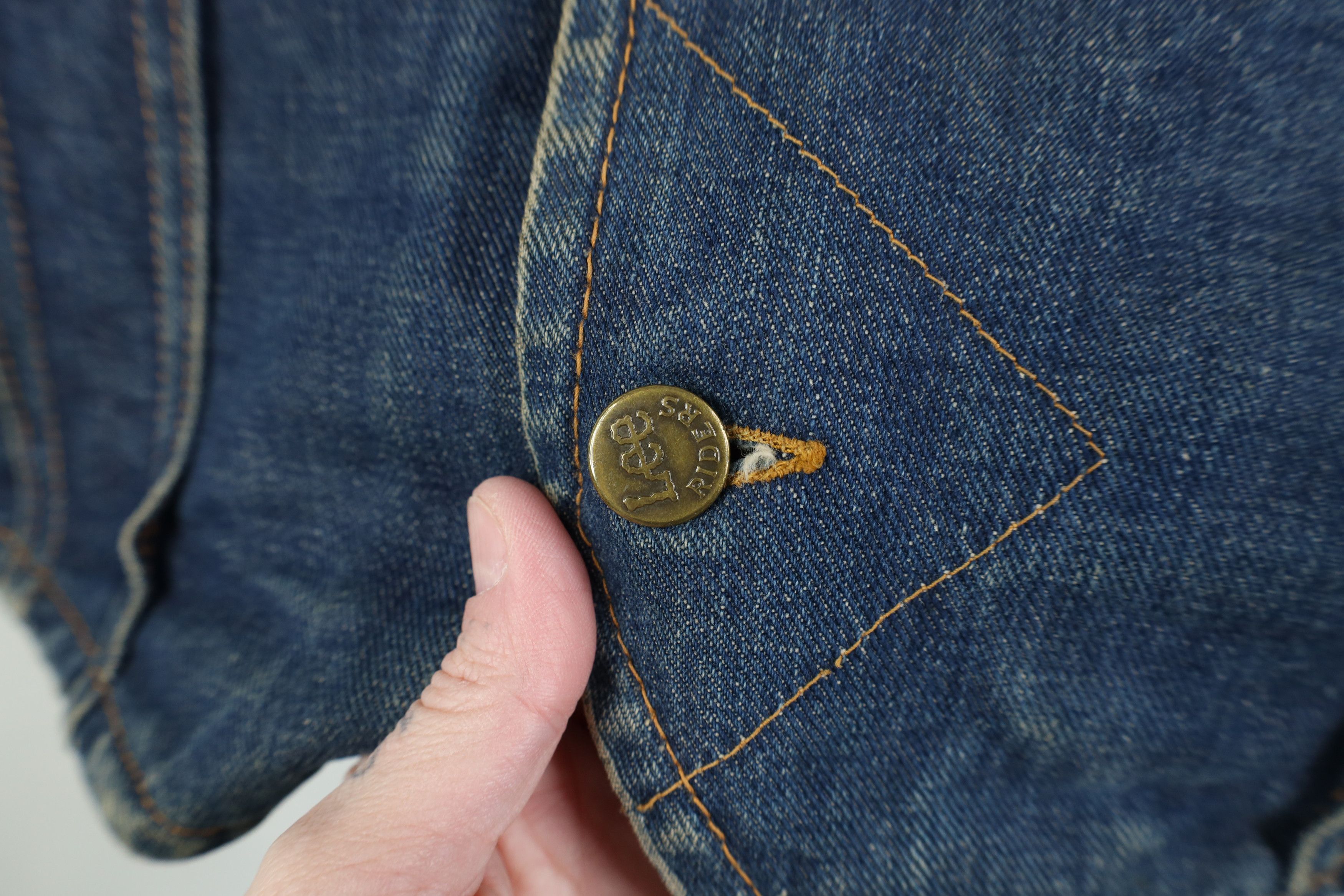 Lee Vintage 60s 70s Lee Storm Rider Lined Denim Vest Jacket USA Size US M / EU 48-50 / 2 - 7 Thumbnail