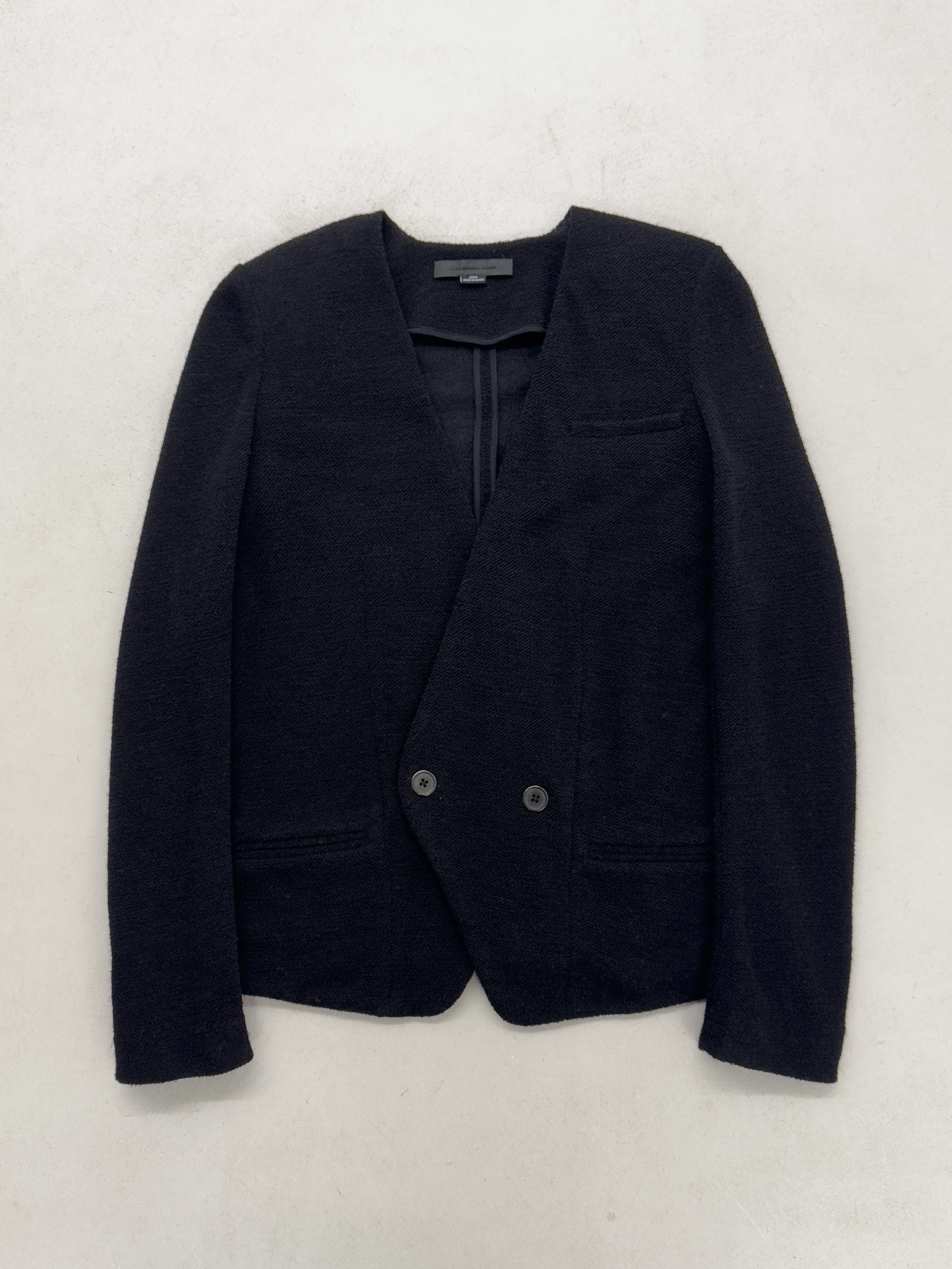 Alexander Wang Alexander Wang Collarless Wool Jacket Size S / US 4 / IT 40 - 1 Thumbnail