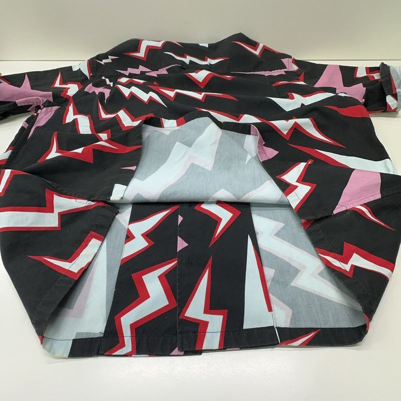 Prada Prada Lightning Print Short Sleeve Shirt-2506 Size US M / EU 48-50 / 2 - 2 Thumbnail