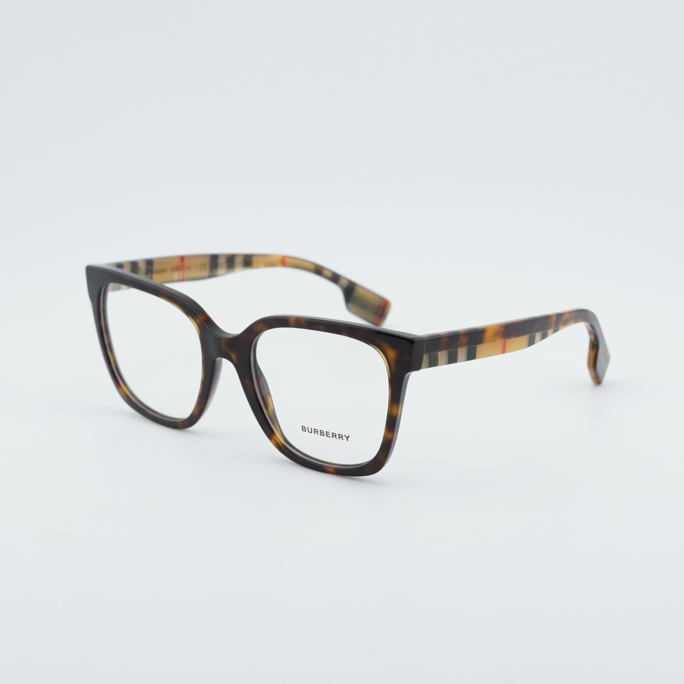 Burberry Burberry BE2347 3943 Eyeglasses Havana 52mm Square Frame Size ONE SIZE - 1 Thumbnail