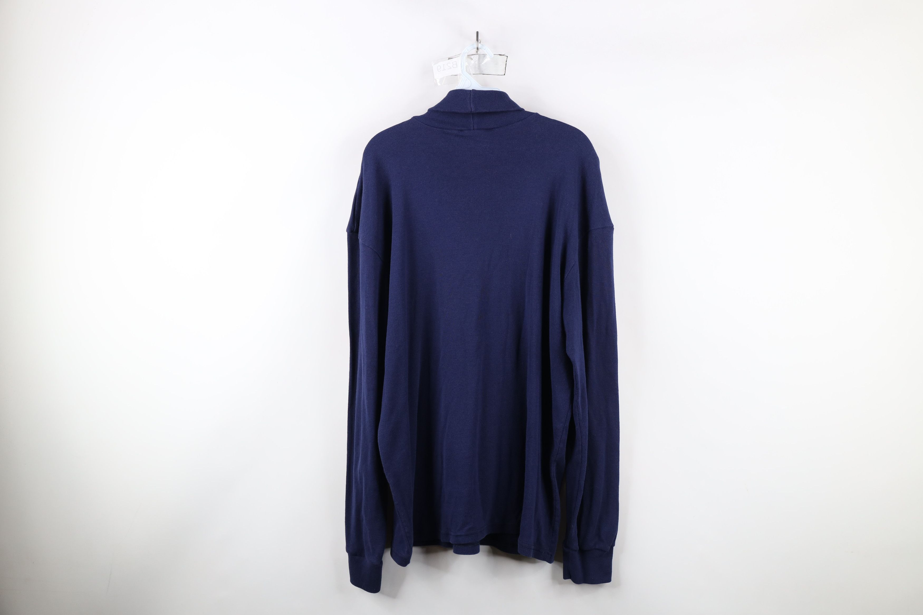 Majestic × Vintage Vintage 90s Majestic Baseball Ribbed Turtleneck T-Shirt USA Size US XXL / EU 58 / 5 - 11 Thumbnail