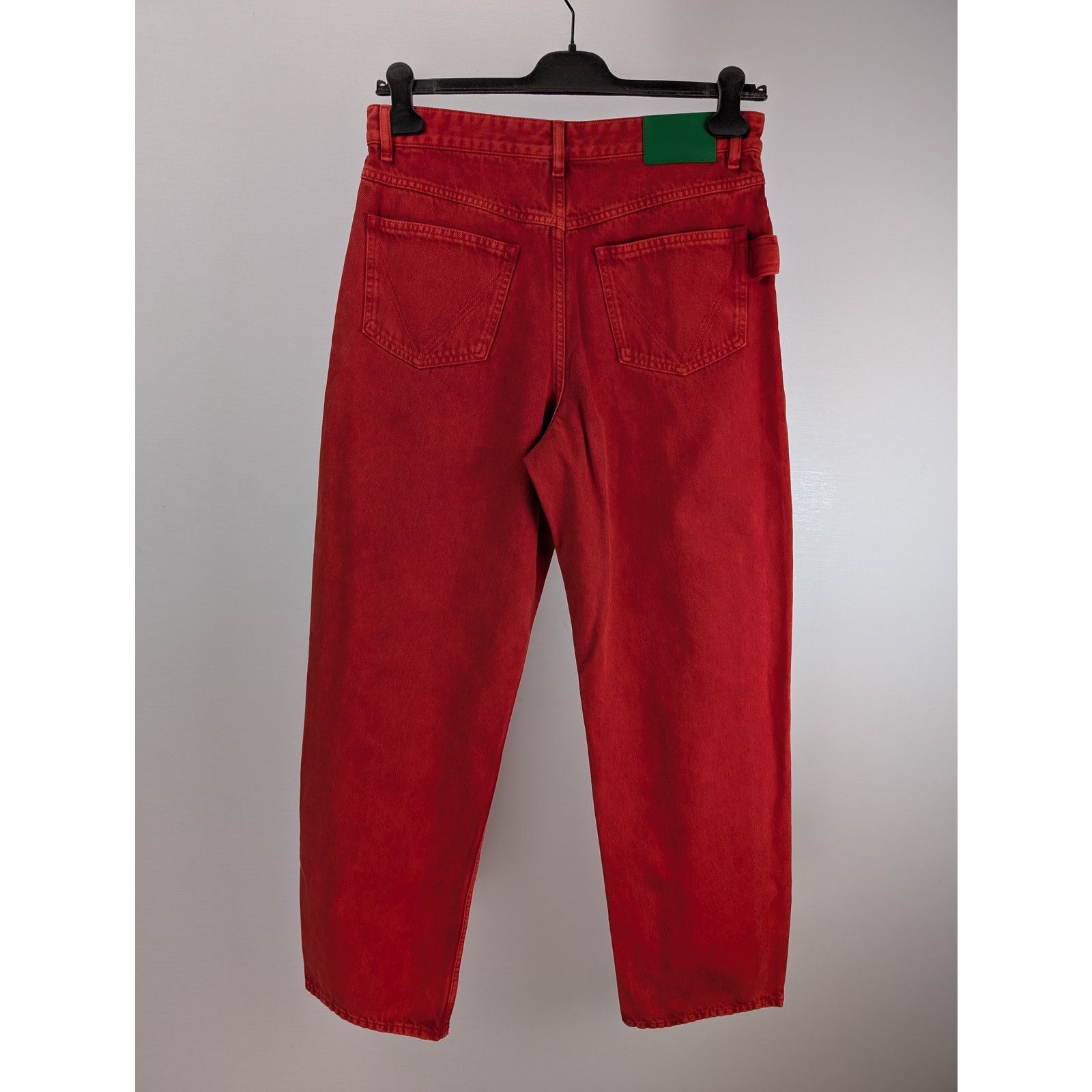 Bottega Veneta o1rshd1 Faded Colour Wash Denim Jean in Deep Red Size US 32 / EU 48 - 10 Thumbnail